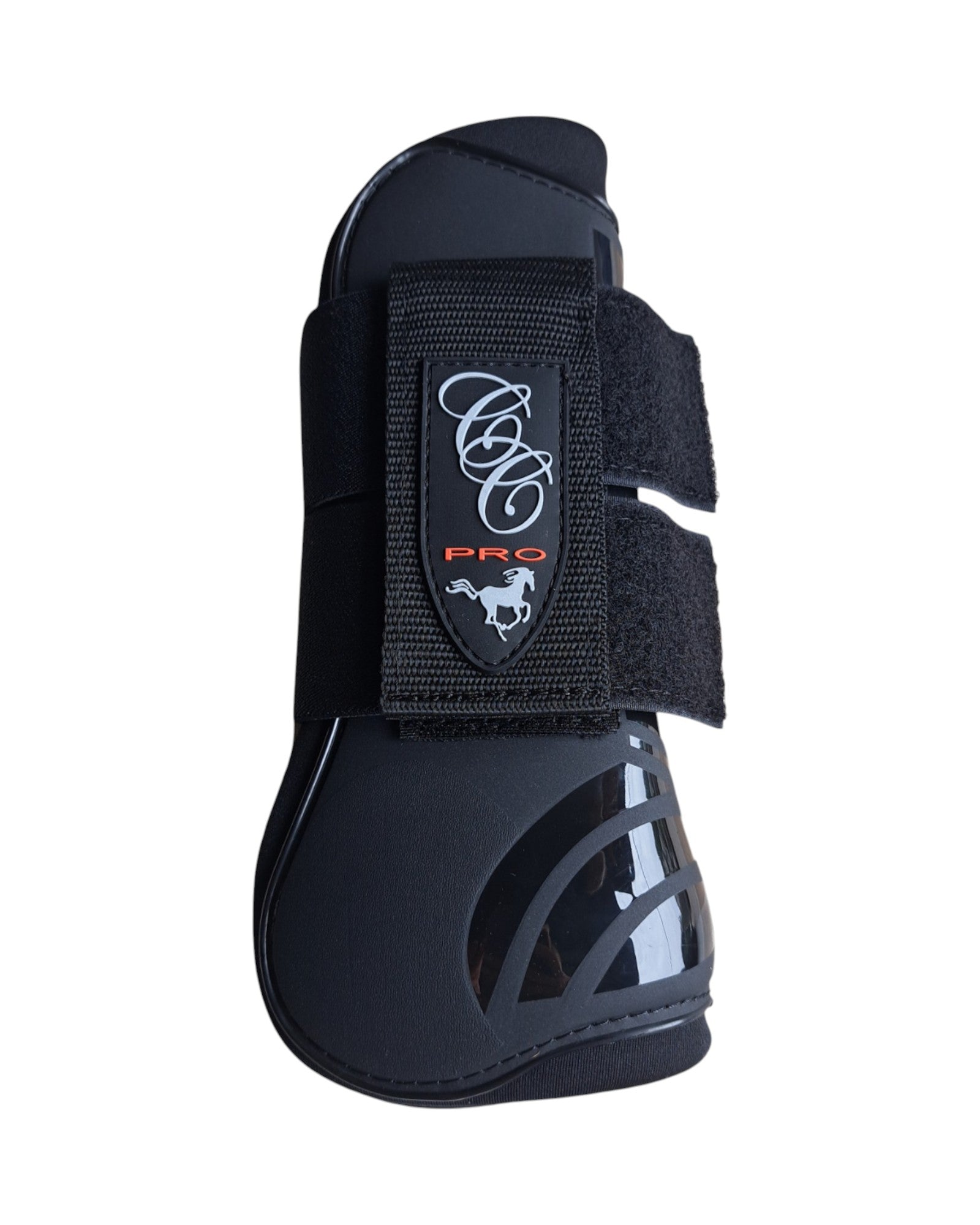 Horse boots set black neoprene