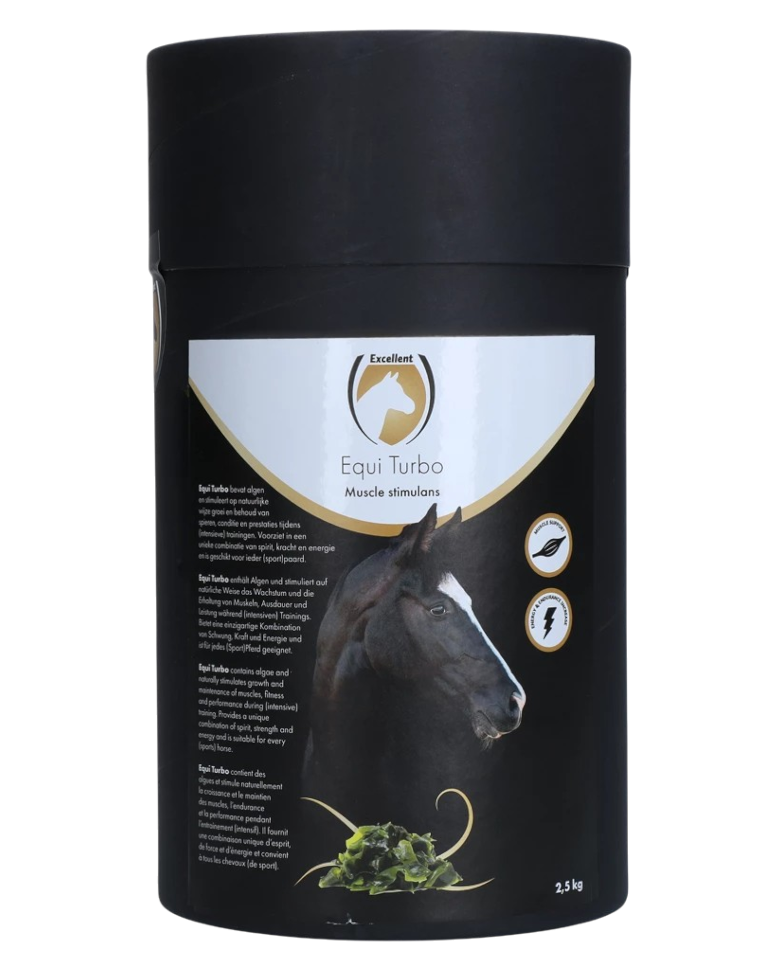 Excellent Horse Turbo, supports muscle building and improves horse performance