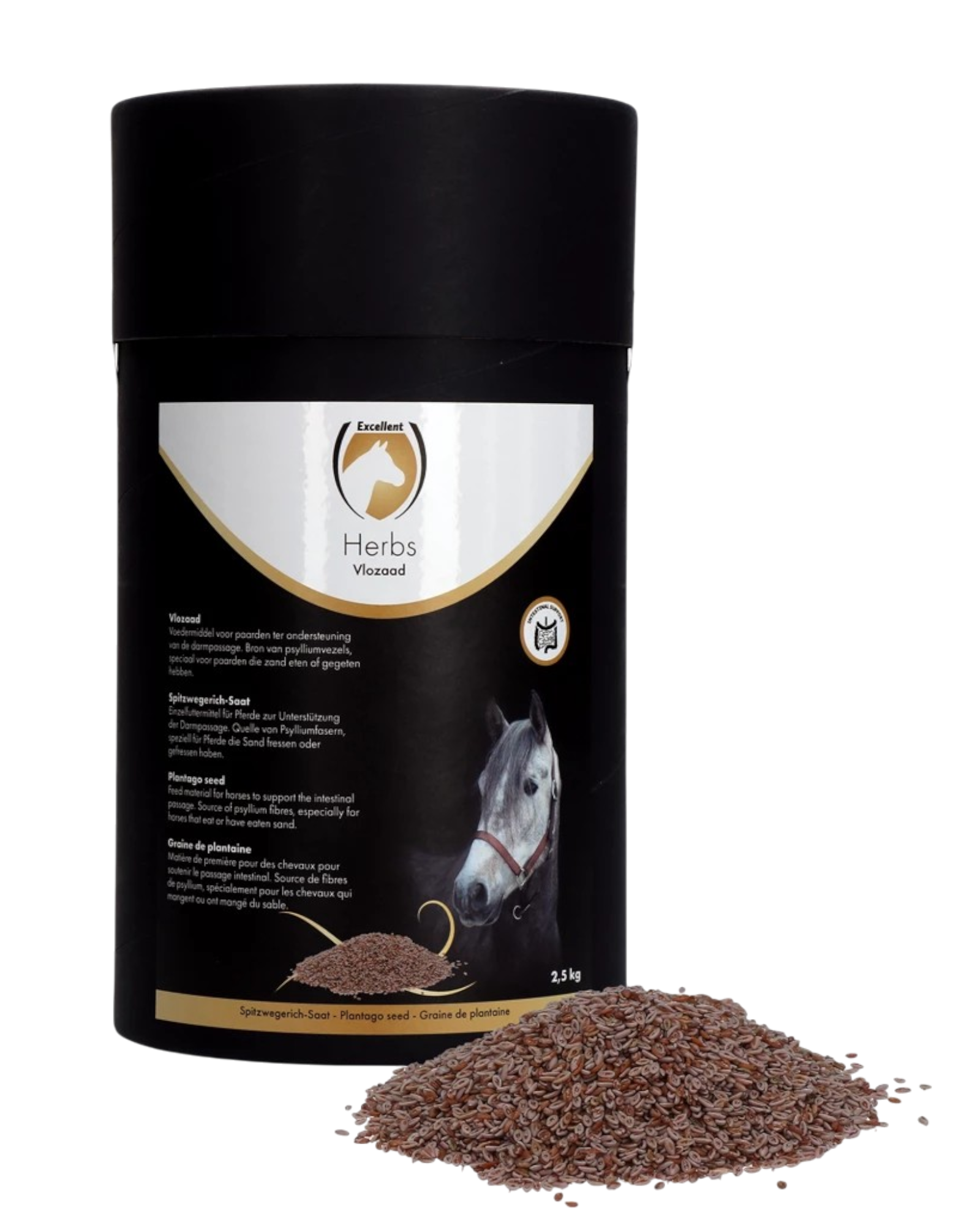 Excellent Horse Ribwort Plantain 1.2 kg intestinal transit support