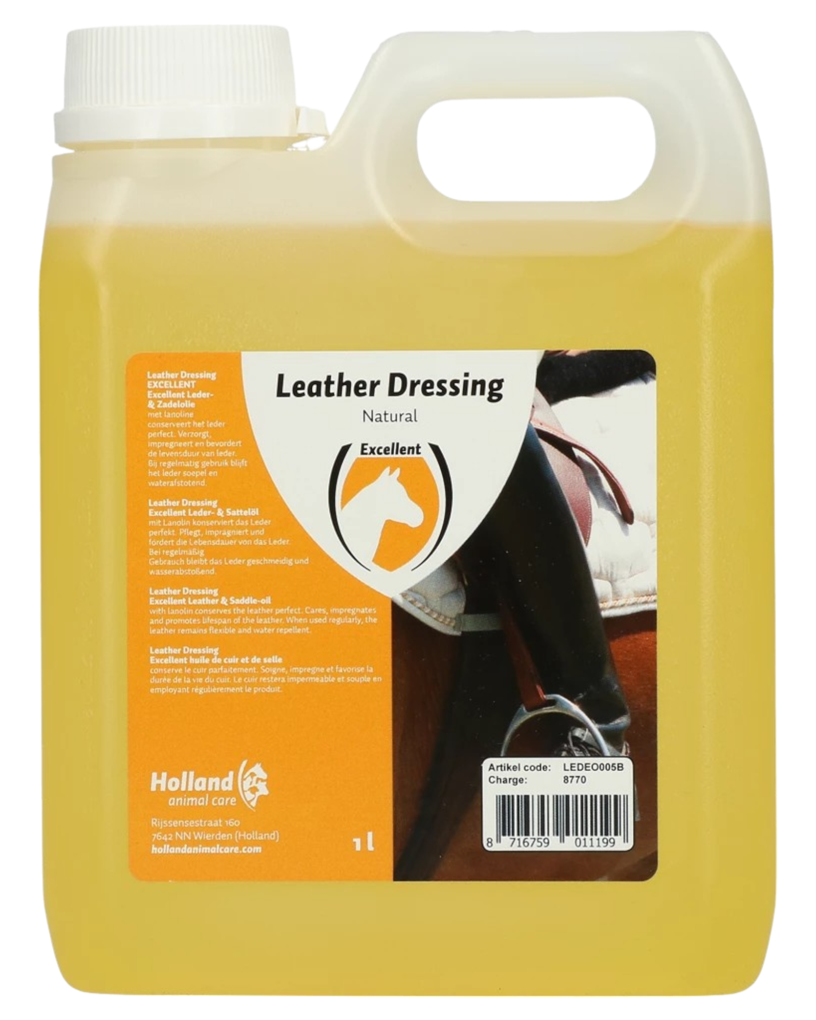 Excellent Leather Dressing Natural 500 ml – nourishing leather oil
