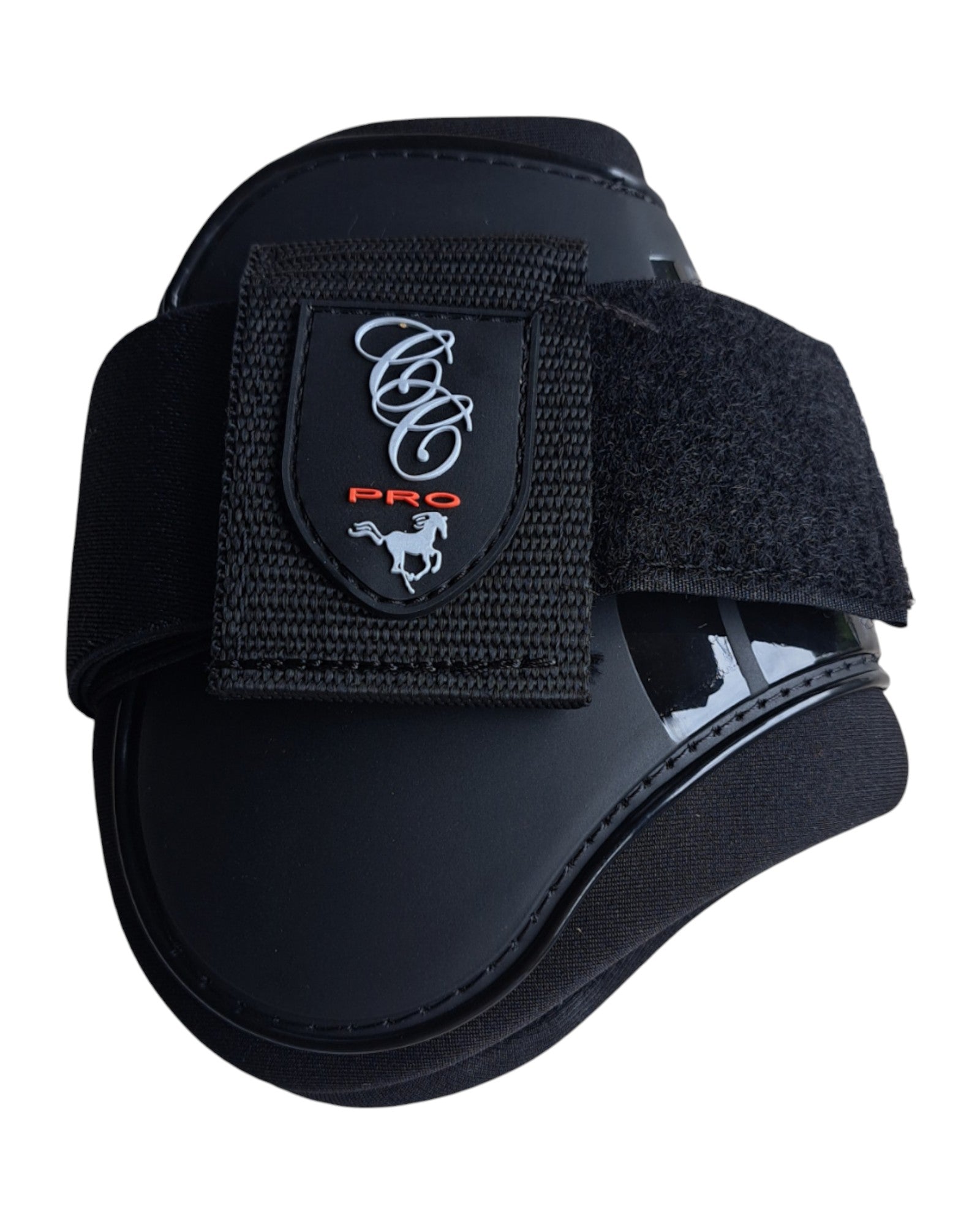 Horse boots set black neoprene