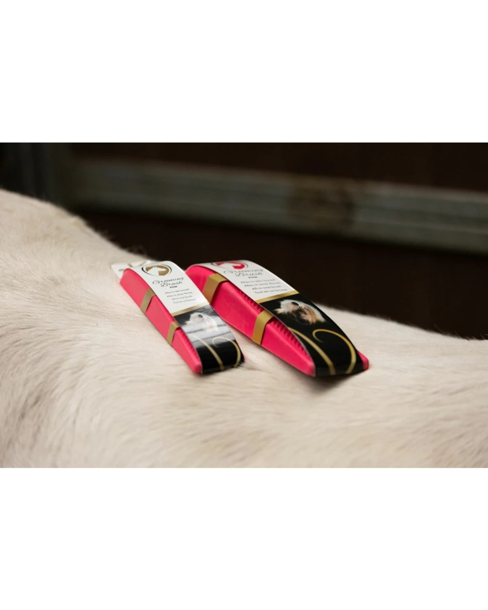 Excellent Horse Grooming Brush M Pink – Grooming brush for horses