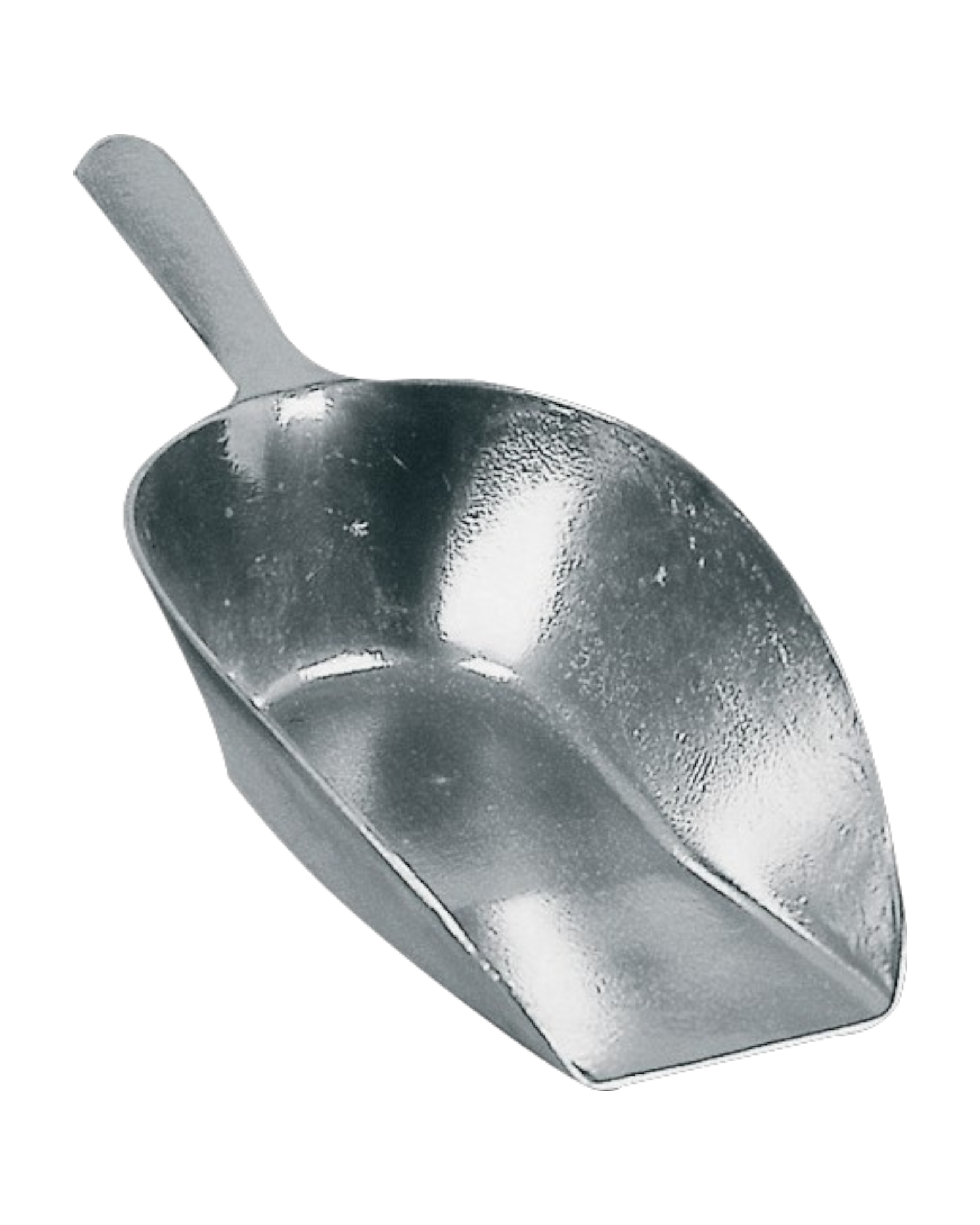 Feed Scoop Half-Flat 450 ml – Aluminum half-flat feed scoop