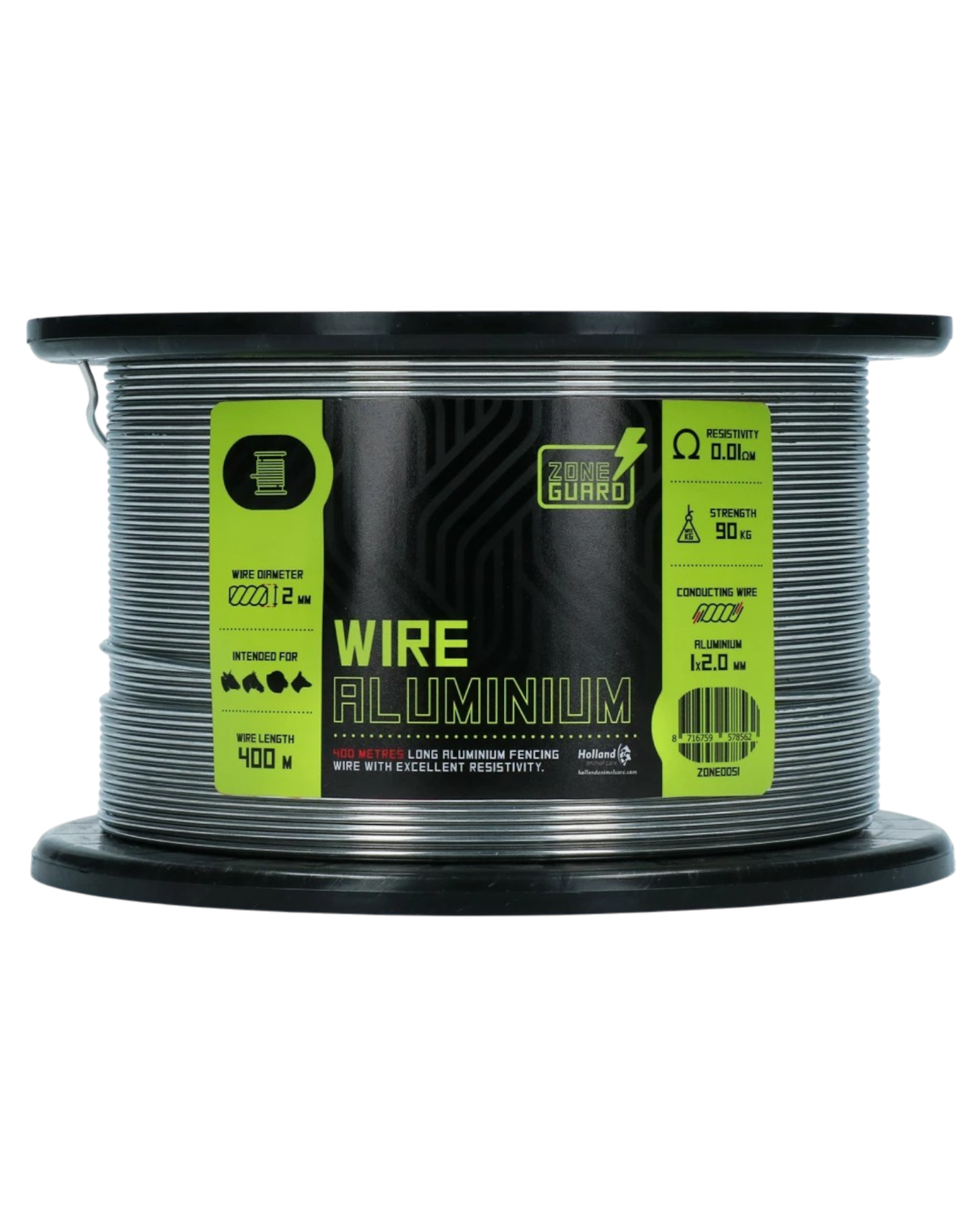 ZoneGuard Wire BASIC aluminum 2 mm 400 m