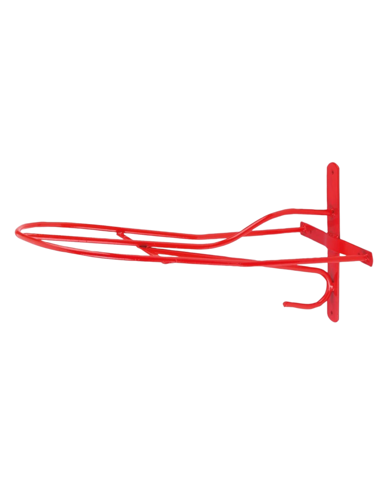 Metal Saddle Rack 54 cm – Red, English Style