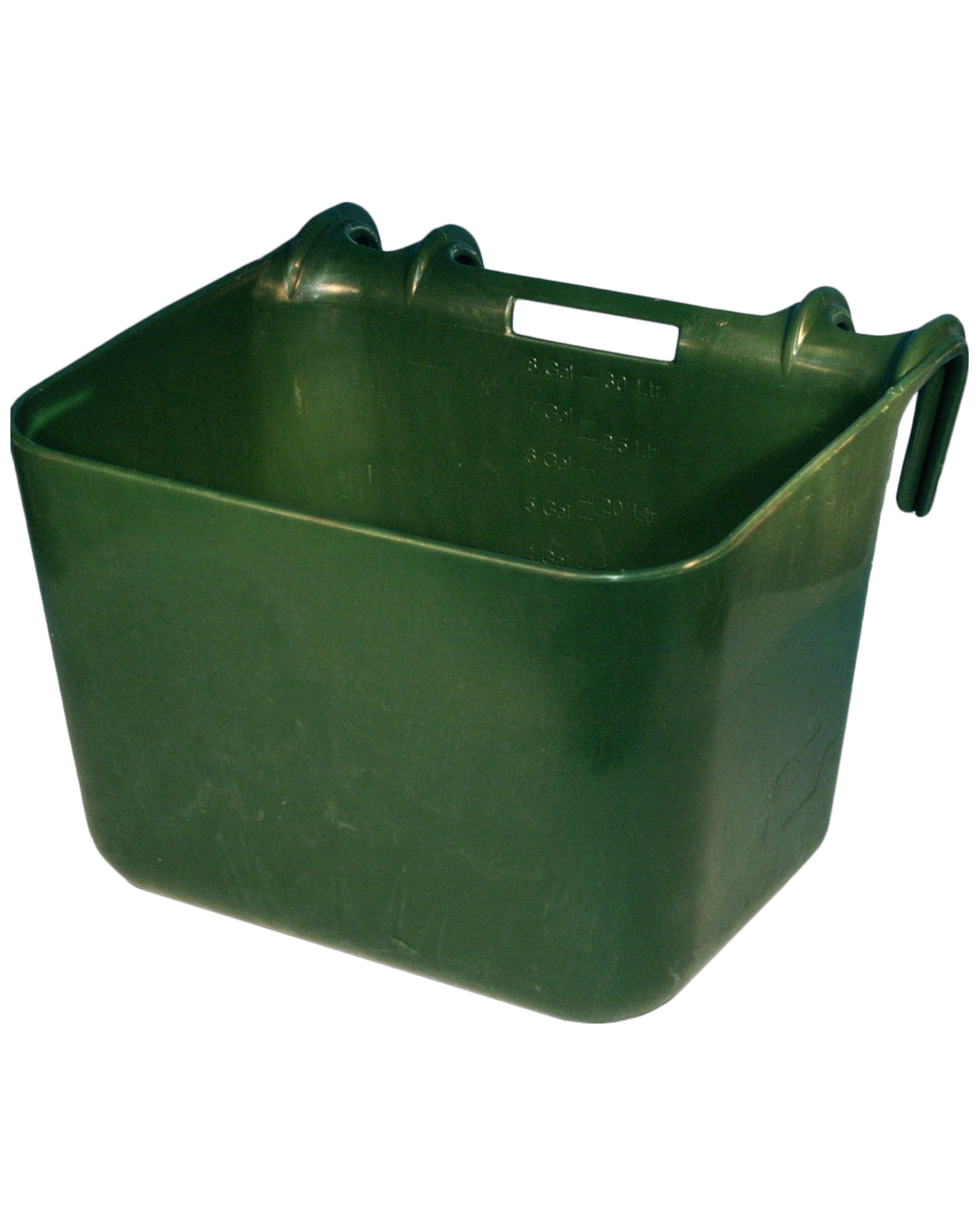 Feeding trough 30 l with plastic hooks – anti-spill