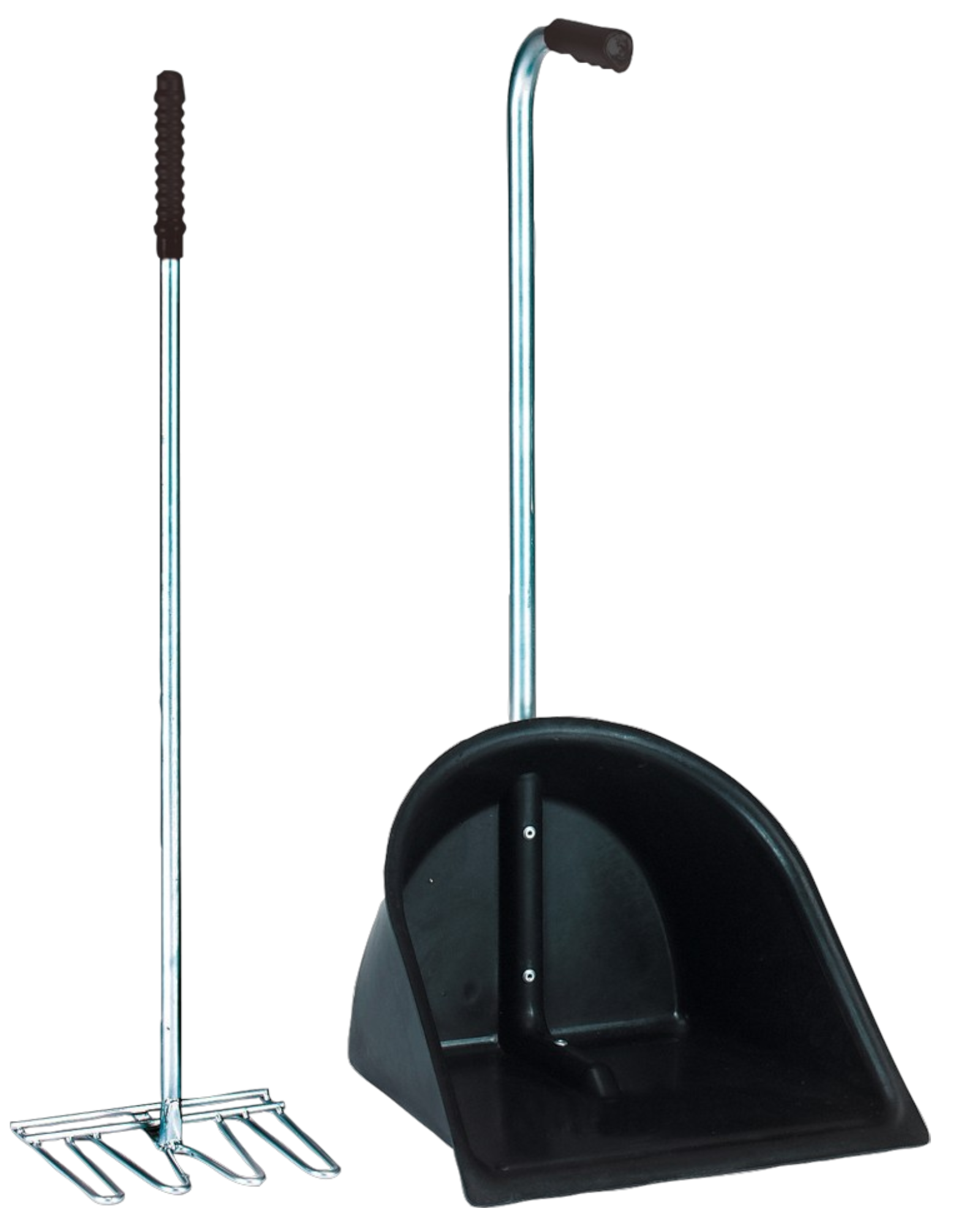 Mistboy Zestaw Czarny – Łopata 78 cm + Skrobak 85 cm, V-Plast