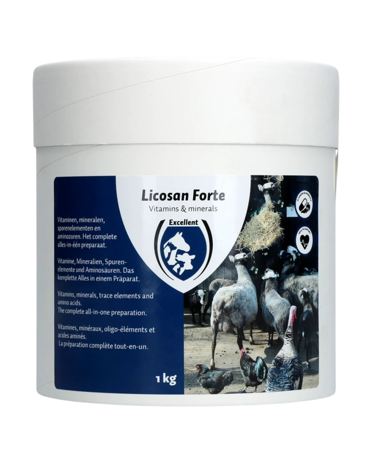 Excellent Licosan Forte 1kg – Vitamin and mineral supplement for farm animals