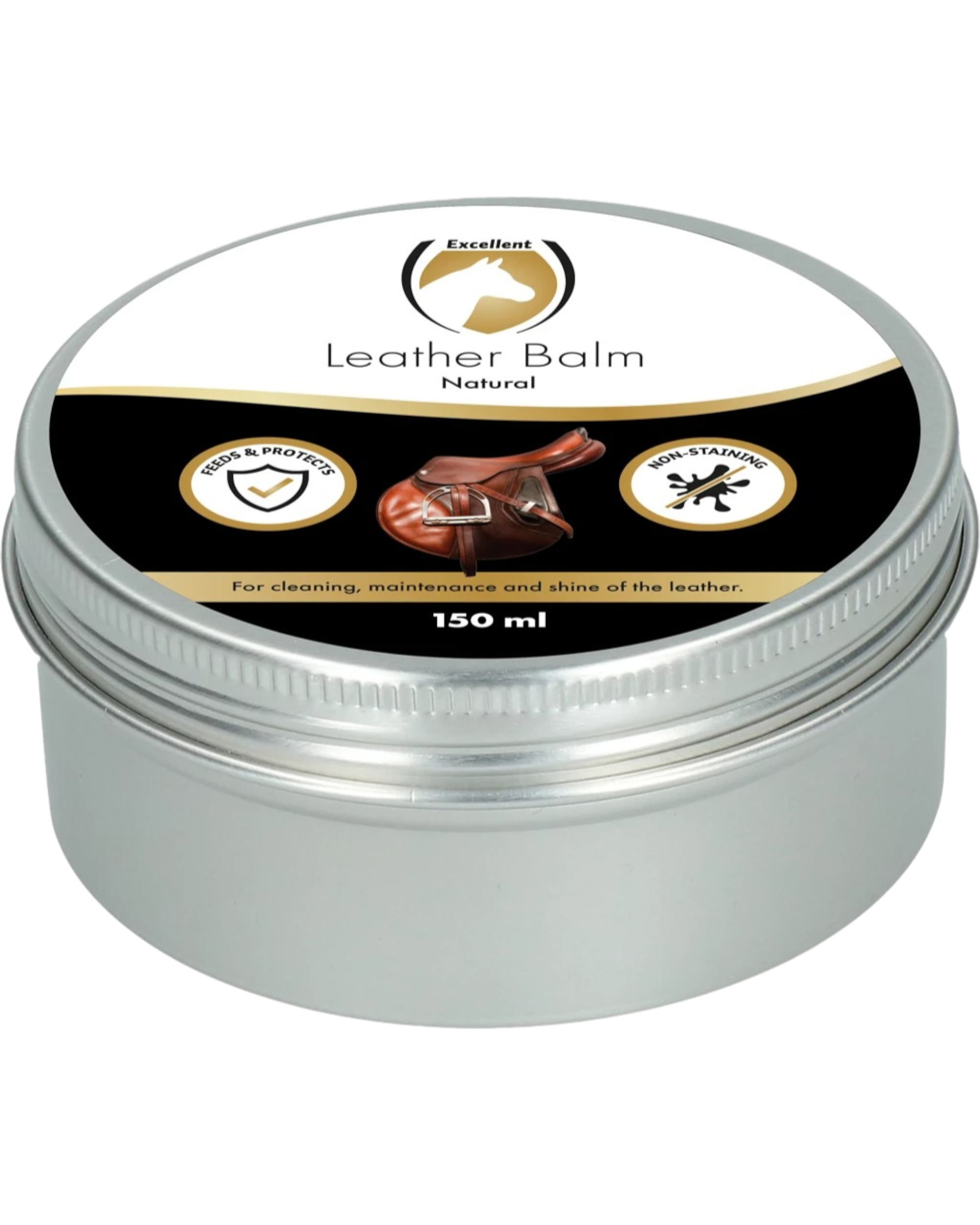 Excellent Horse - Leather & Saddle Balm - Natural leather balm 150ml