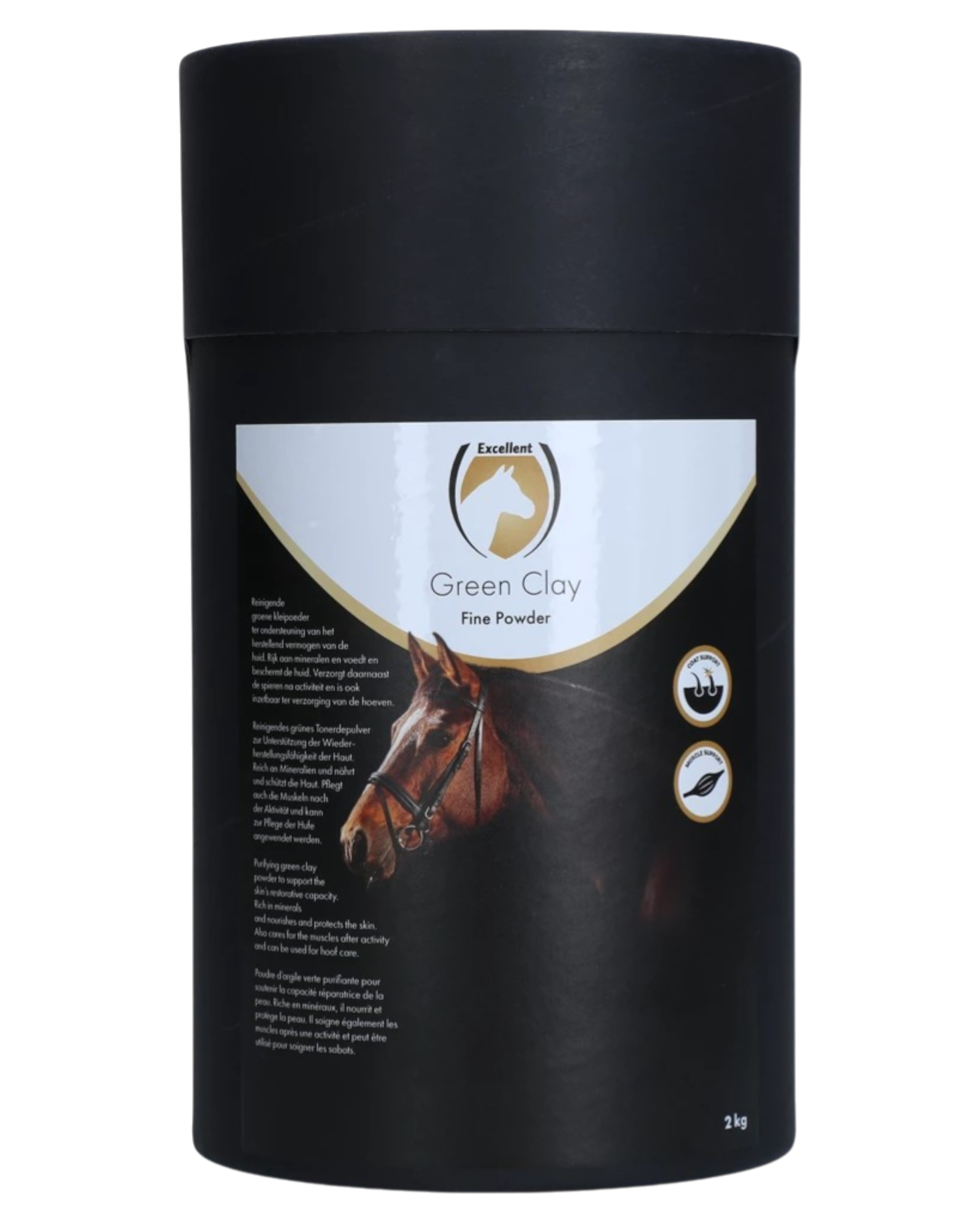 Excellent Horse - Green Clay Fine Powder - Green clay powder for horses