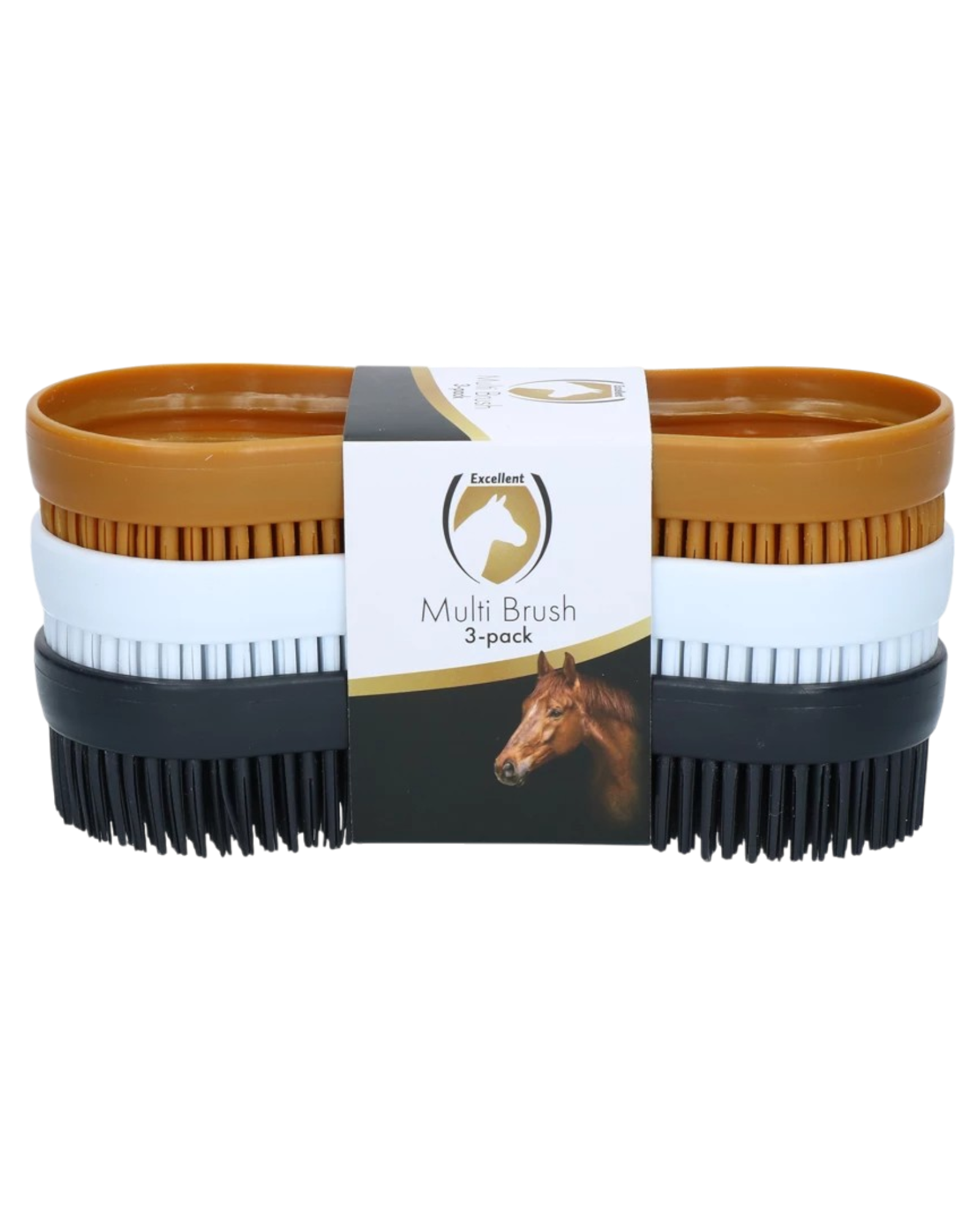 Excellent Horse Multi Brush 3-pack – horse grooming brushes