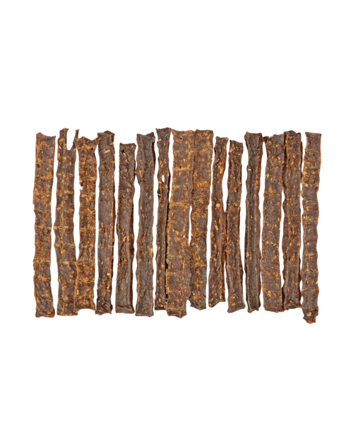 Braaaf Meeresfrüchte – Lachsstreifen 12 cm 85 g