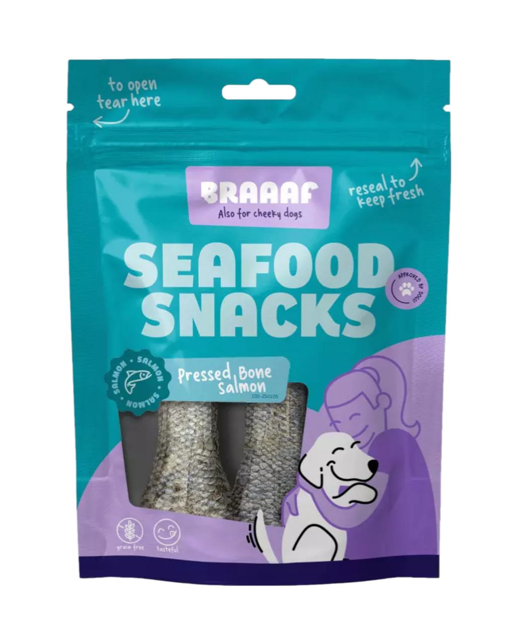 Braaaf Meeresfrüchte – Fischgräte 12 cm 115 g