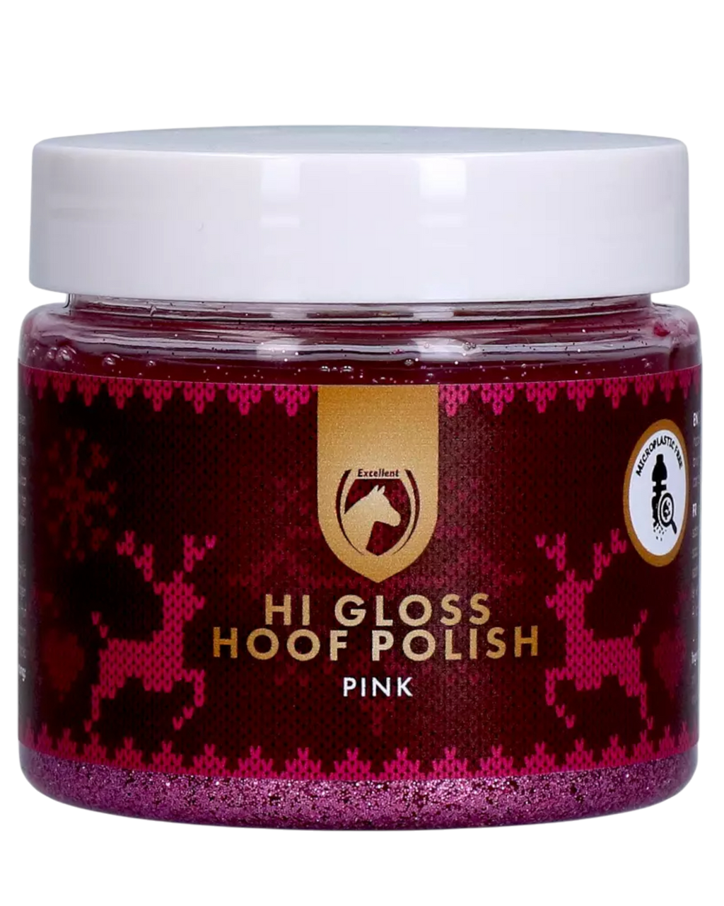 Excellent Horse - Pielęgnujący Świąteczny lakier do kopyt z brokatem – Hi Gloss różne kolory