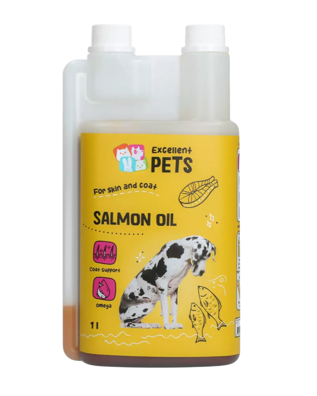Excellent Pets Lachsöl – Lachsöl für Hunde