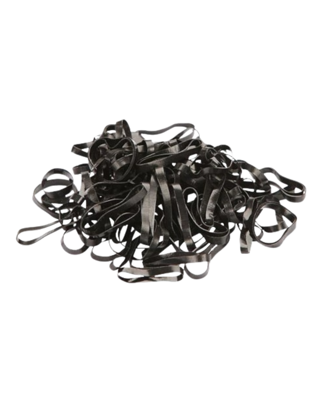 Elastic black silicone rubber bands for horses to braid their mane and tail 500 pcs different colors