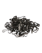 Elastic black silicone rubber bands for horses to braid their mane and tail 500 pcs different colors