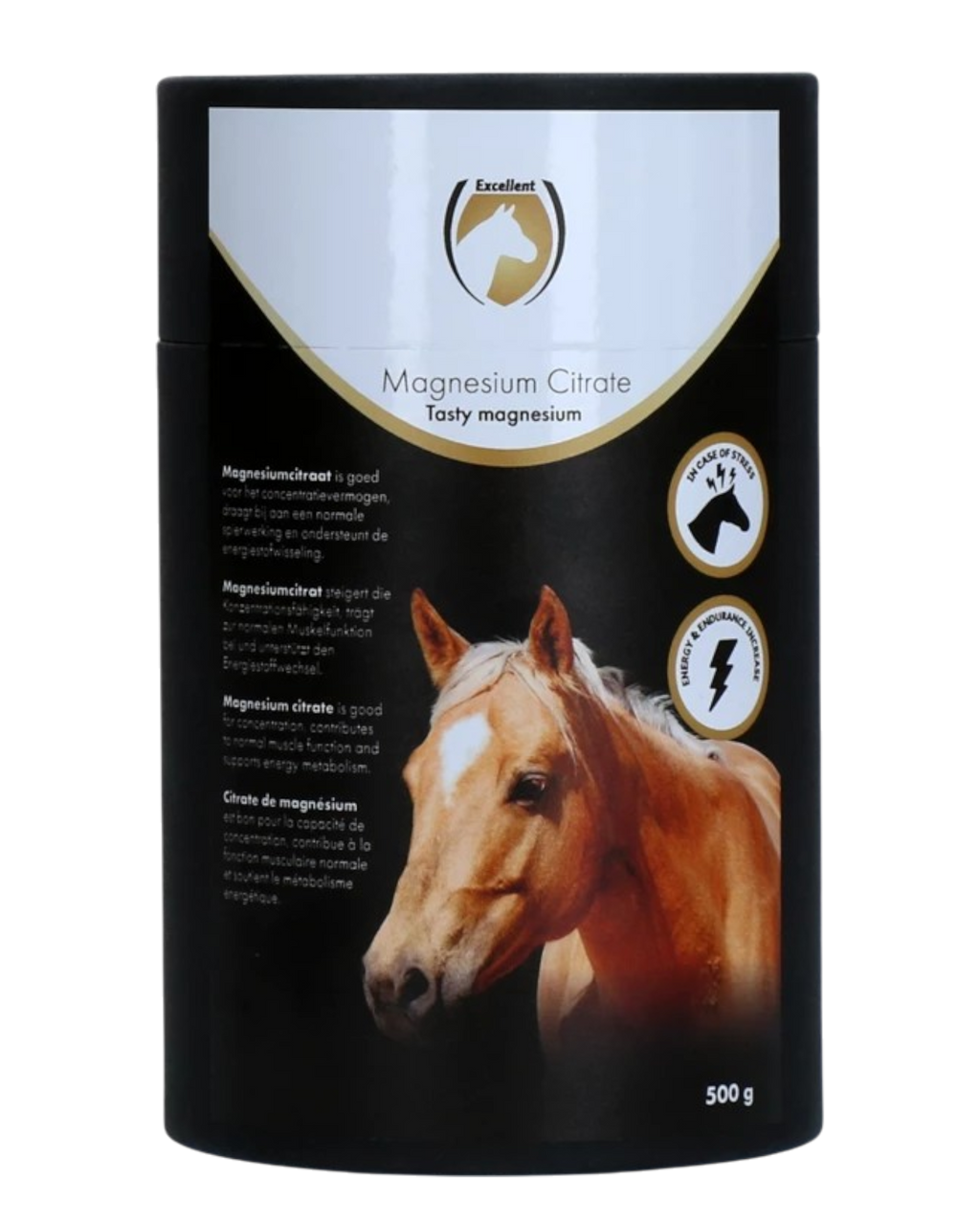Excellent Horse Magnesium Citrate 500 g concentration ability, proper muscle function, supports energy metabolism