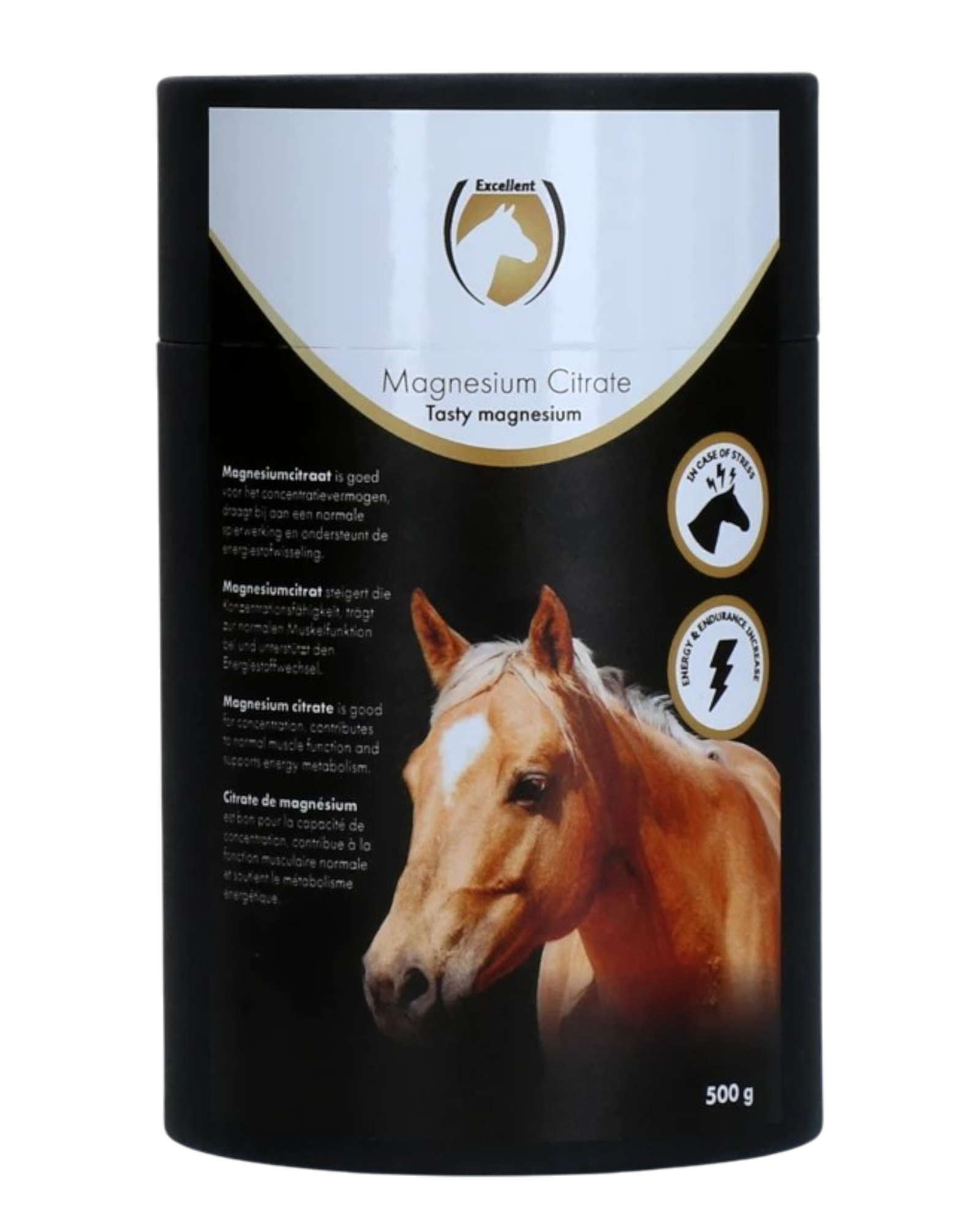Excellent Horse Magnesium Citrate 500 g concentration ability, proper muscle function, supports energy metabolism