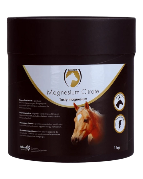 Excellent Horse Magnesiumcitrat – Konzentration, Muskeln und Stoffwechsel des Pferdes, 500 g / 1 kg