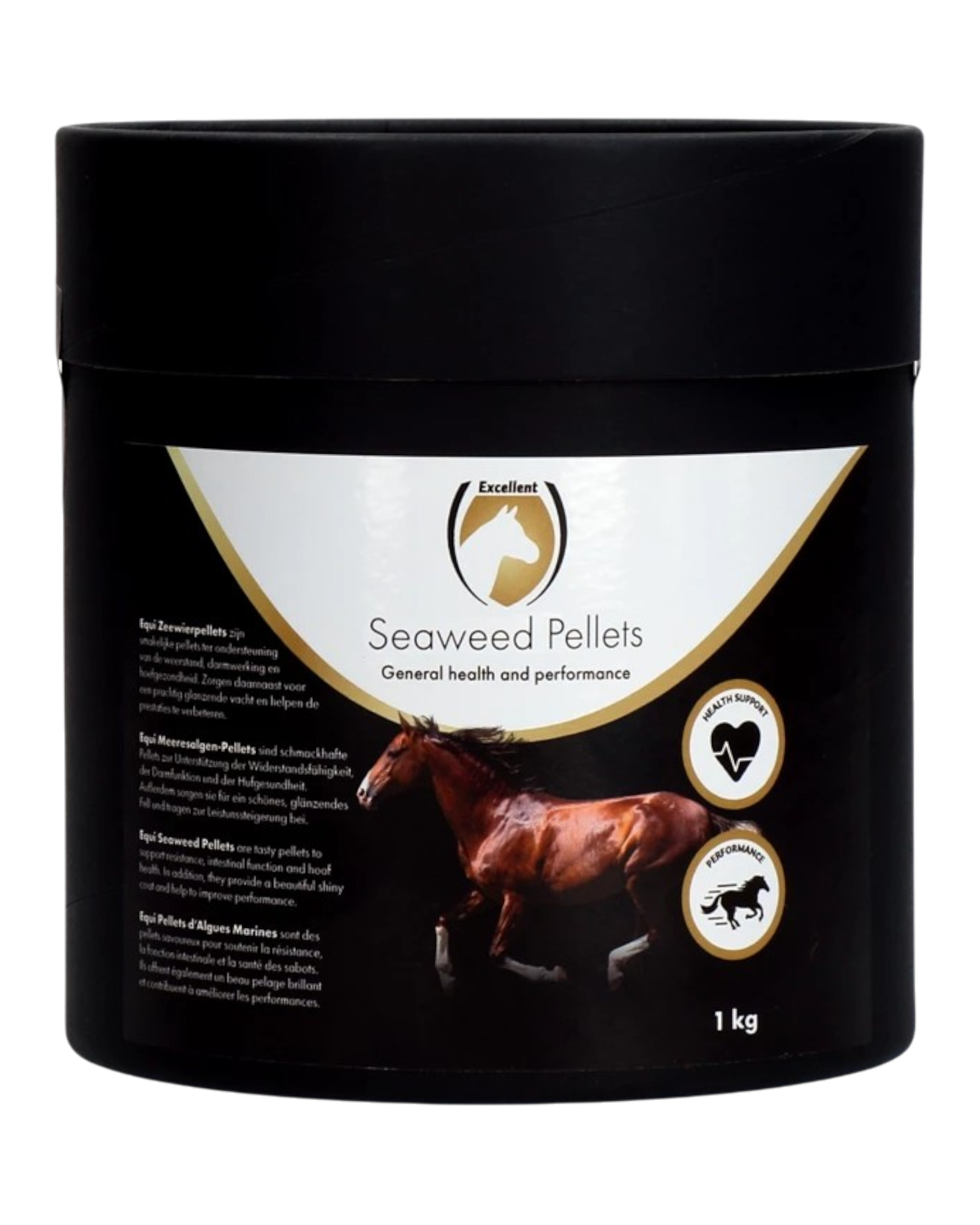 Excellent Paardenzeewiergranulaat 1 kg, ondersteunt de immuniteit, darmfunctie en hoefgezondheid
