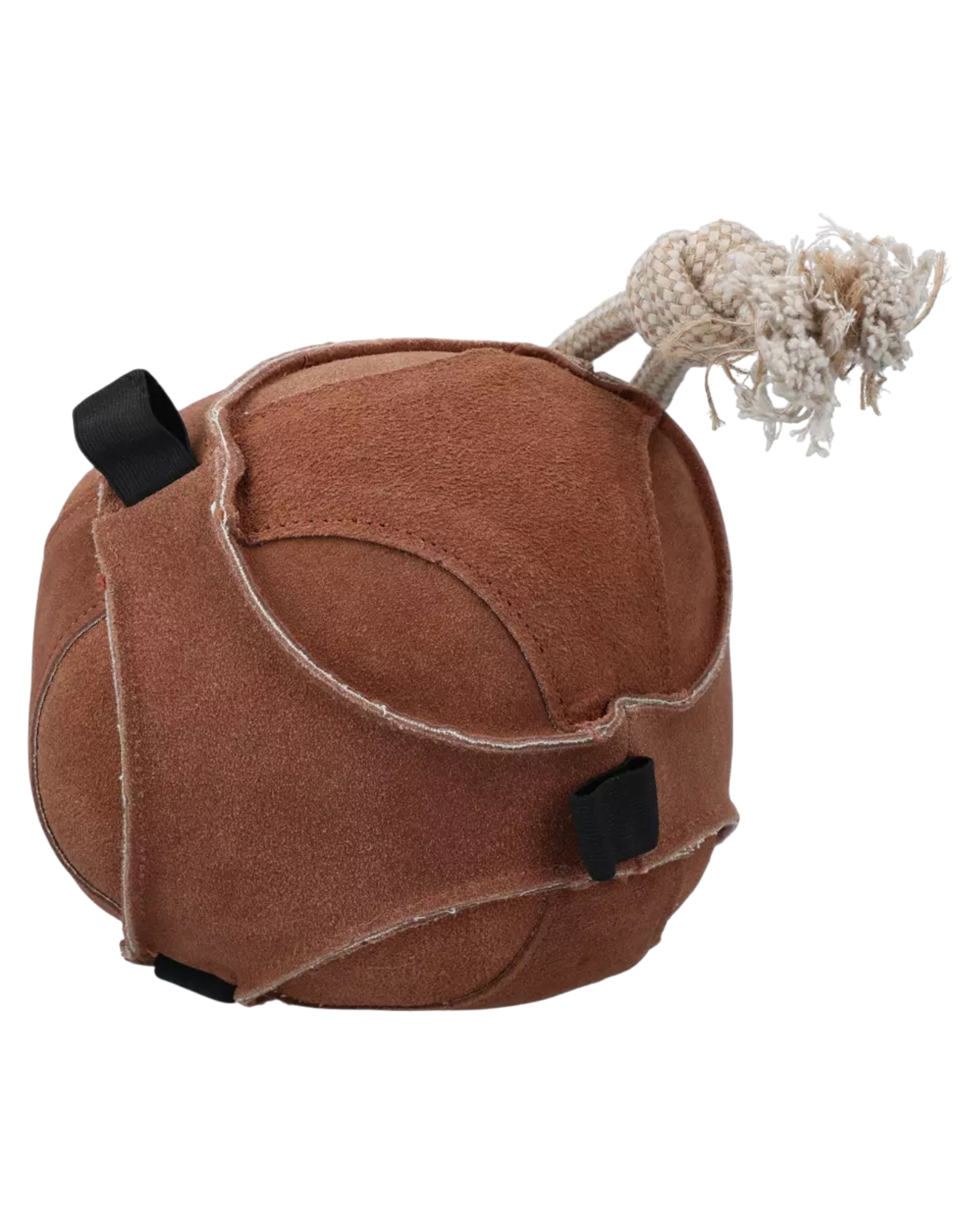 Excellent Horse Fun Play Ball Suede – Stable Toy for Horses, Brown