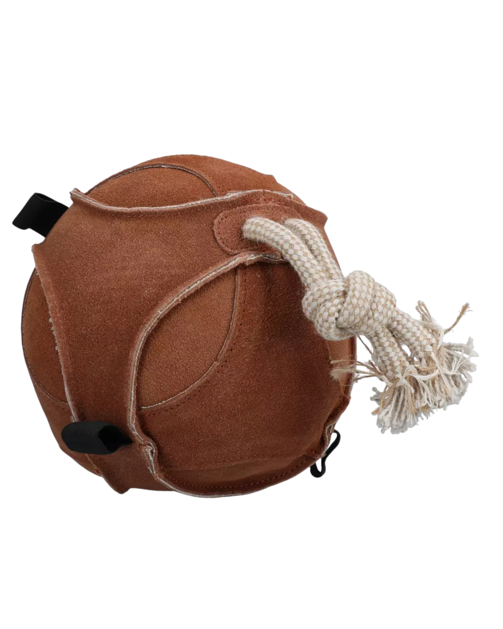 Excellent Horse Fun Play Ball Suede – Stable Toy for Horses, Brown