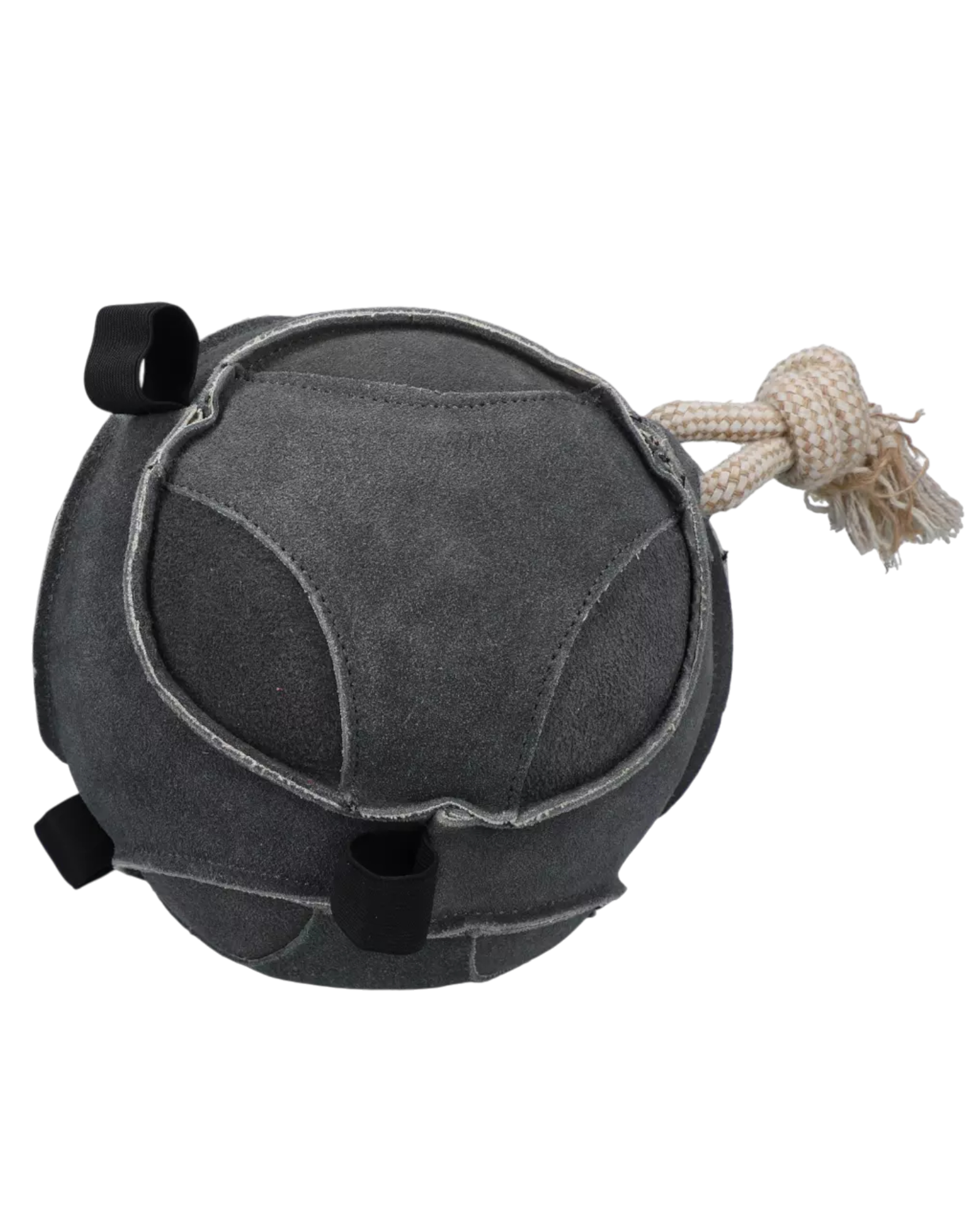 Excellent Horse Fun Play Ball Suede – Stable Toy for Horses, Gray