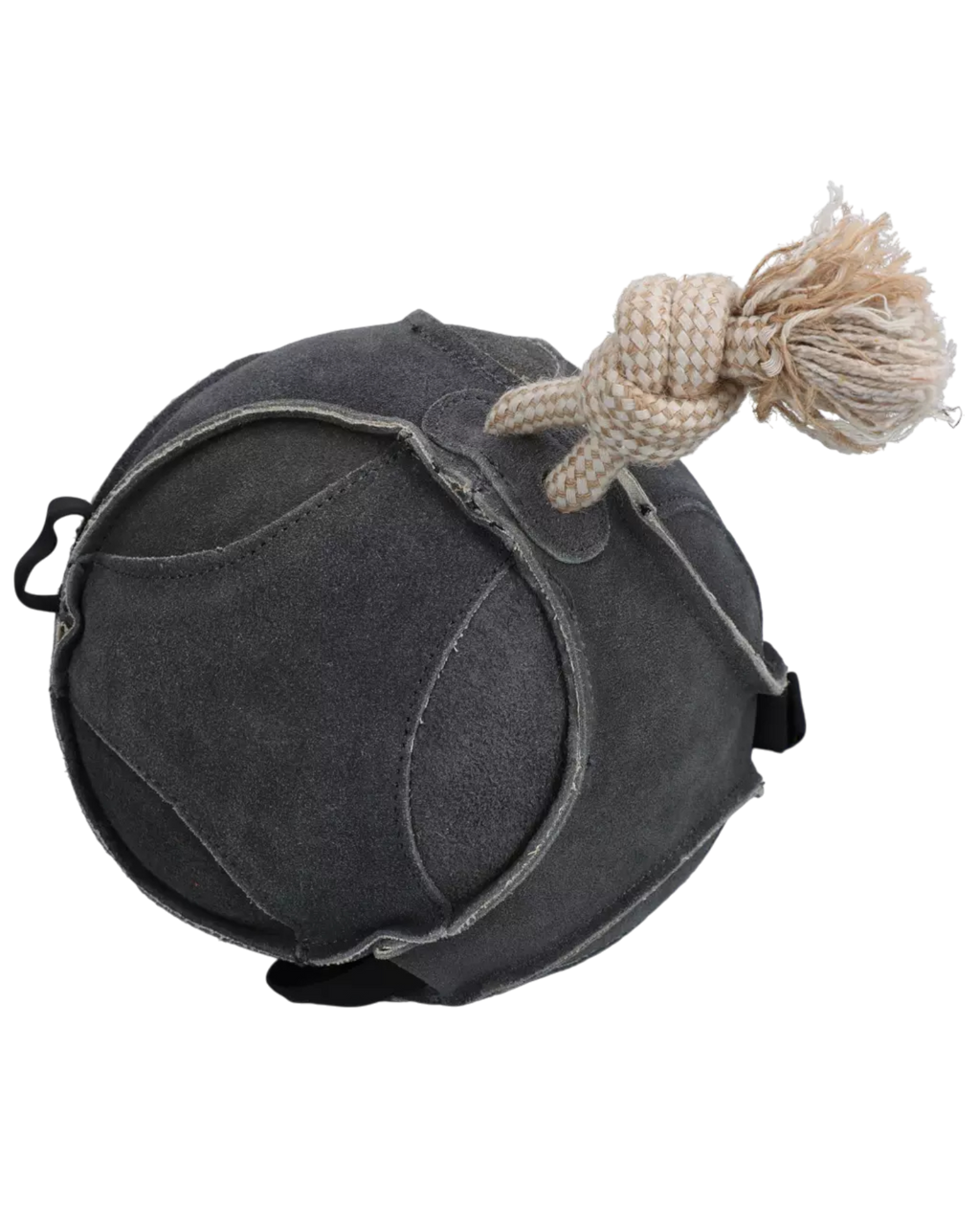 Excellent Horse Fun Play Ball Suede – Stable Toy for Horses, Gray