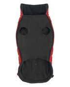 Goo-eez Mock Neck Signature Wrap Dog Jacket – Black and Red