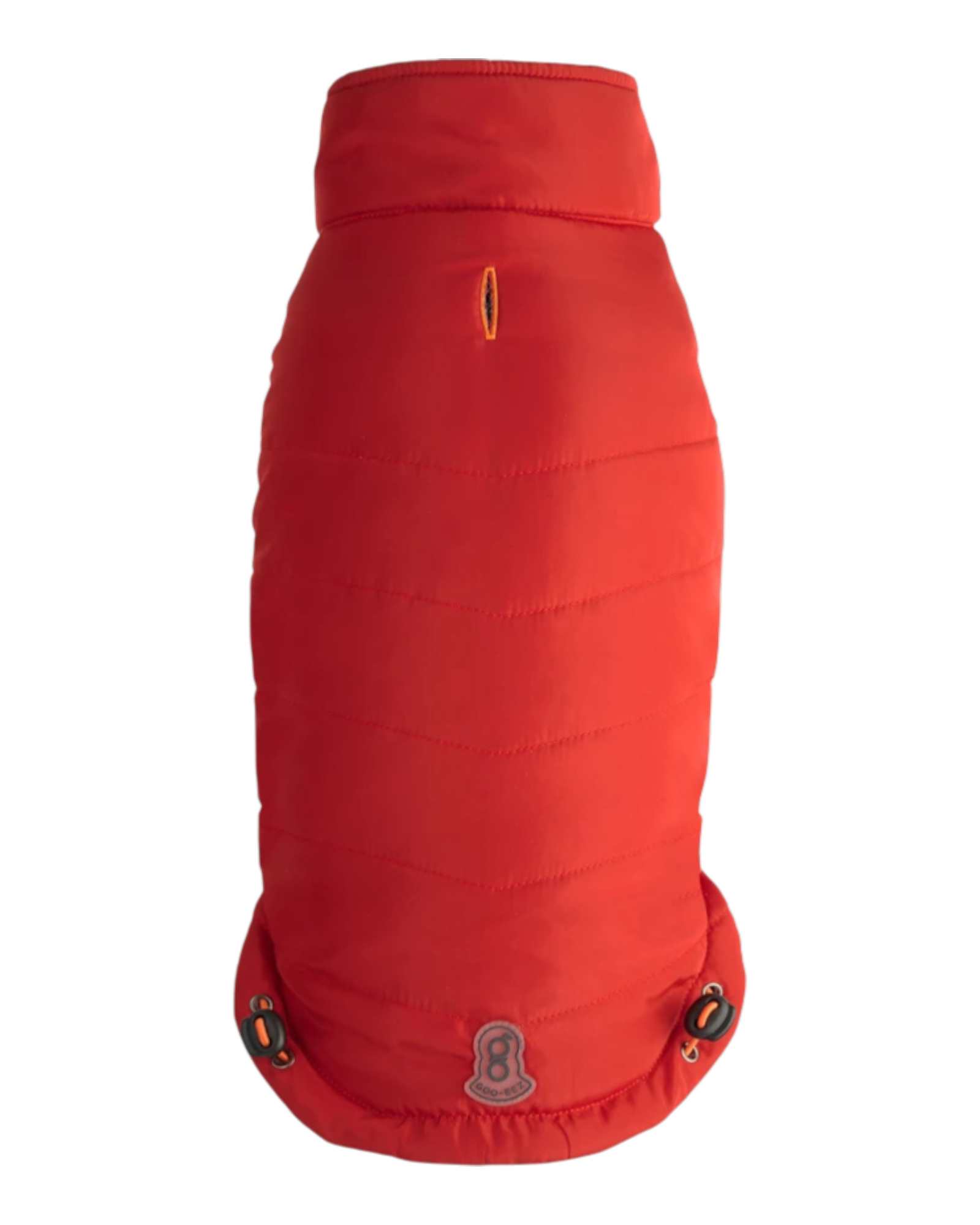 Goo-eez Mock Neck Signature Wrap Hundejacke – Schwarz und Rot 