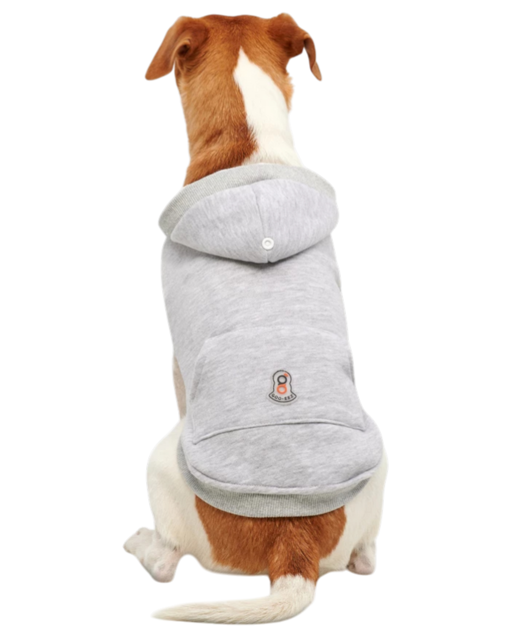 Goo-eez Kangaroo Fleece Dog Hoodie Gray