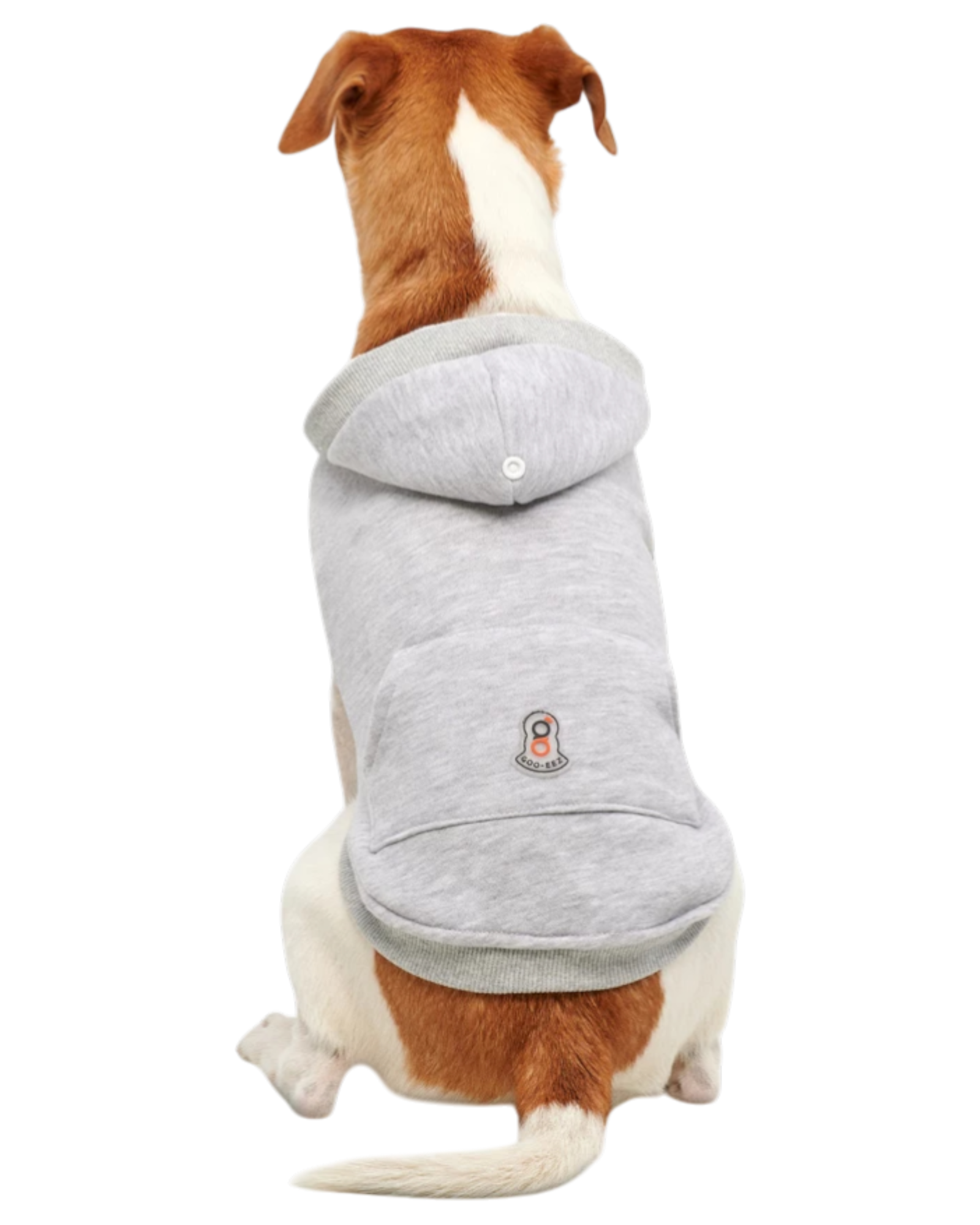 Goo-eez Känguru-Fleece-Hundehoodie Grau