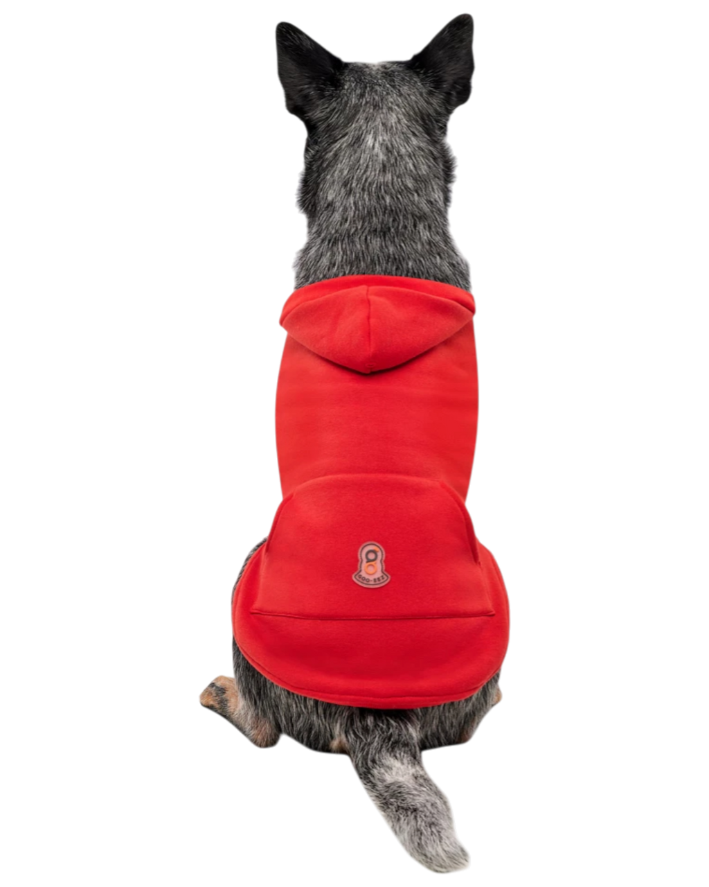 Goo-eez Kangaroo Fleece Dog Hoodie Red and Black