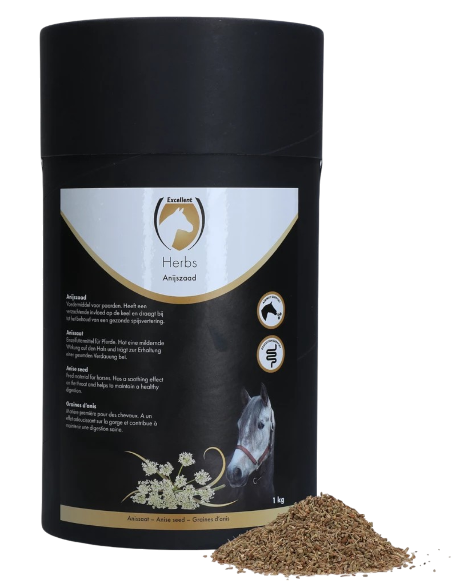Excellent Horse Herbs Anise 1 kg soothes the throat and contributes to healthy digestion 