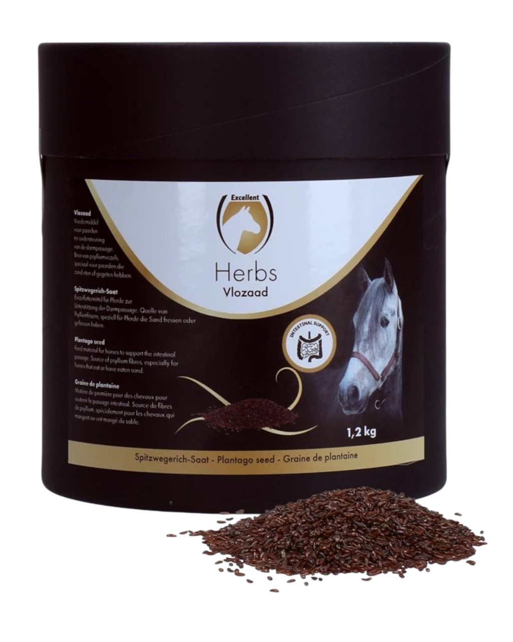 Excellent Horse Ribwort Plantain 1.2 kg intestinal transit support