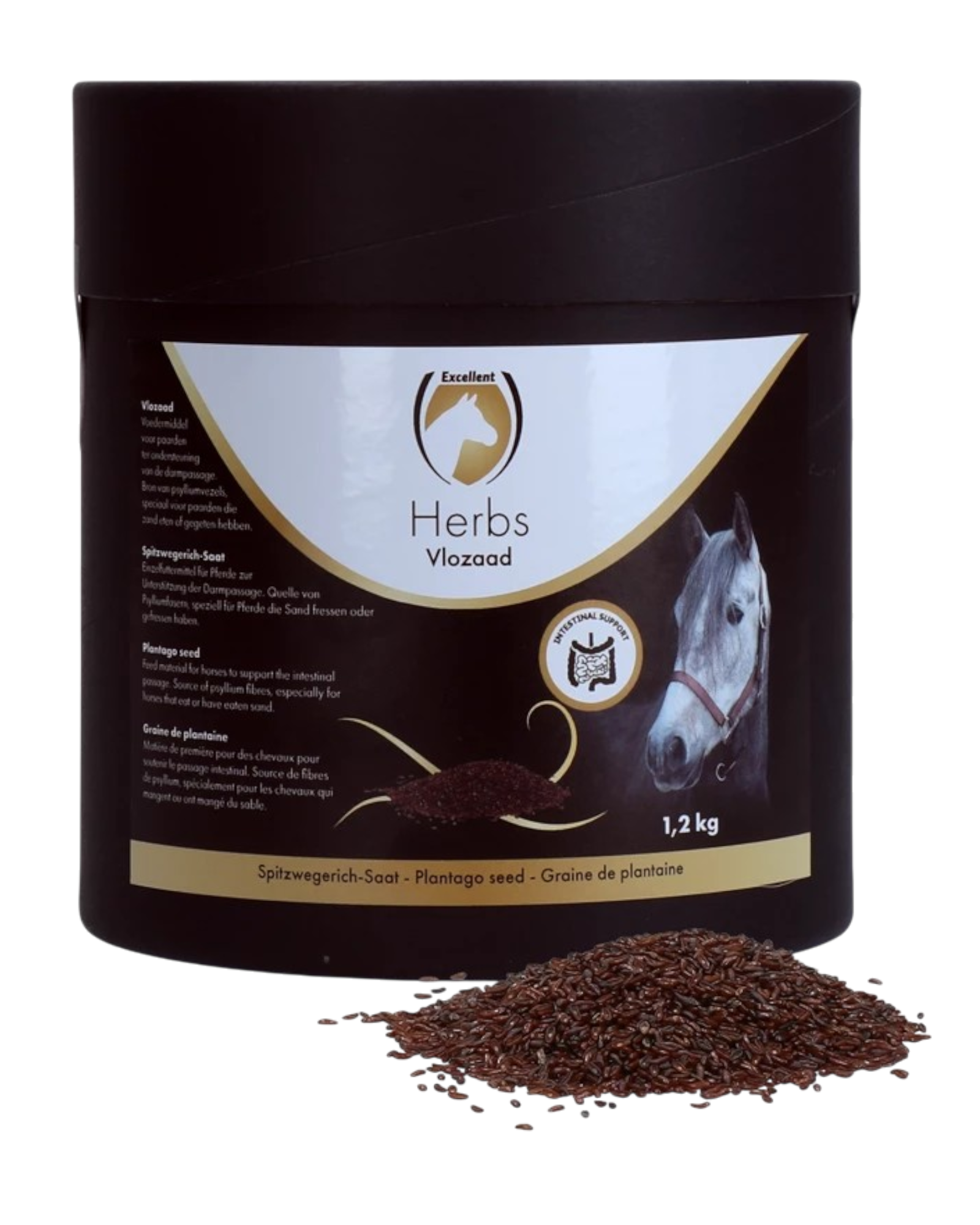 Excellent Horse Ribwort Plantain 1.2 kg intestinal transit support