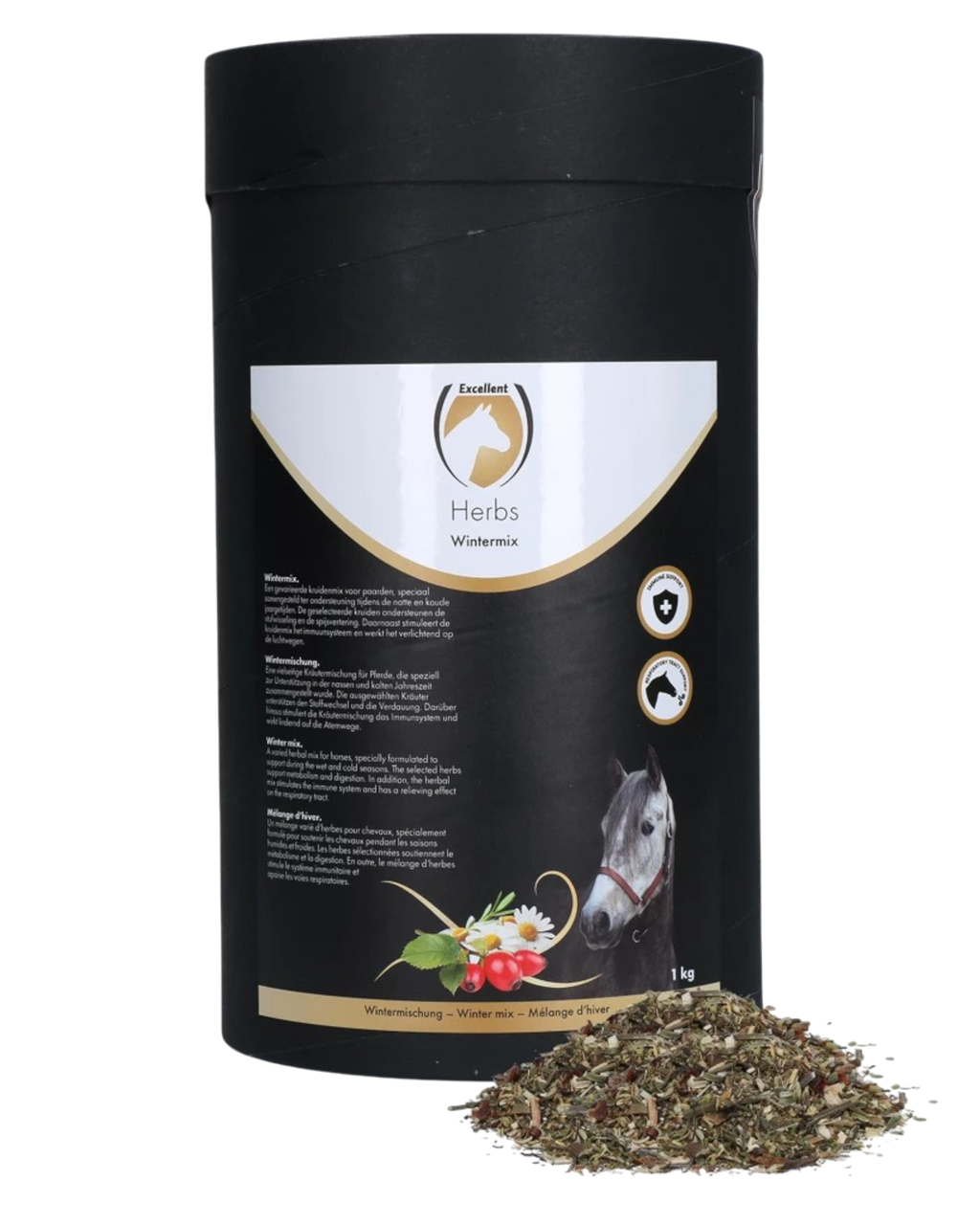 Excellent Horse Wintermix 1 kg ondersteunt tijdens koude en natte seizoenen