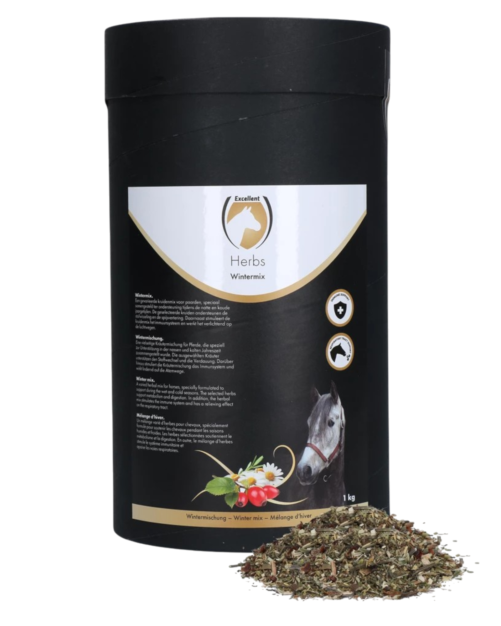 Excellent Horse Wintermix 1 kg ondersteunt tijdens koude en natte seizoenen