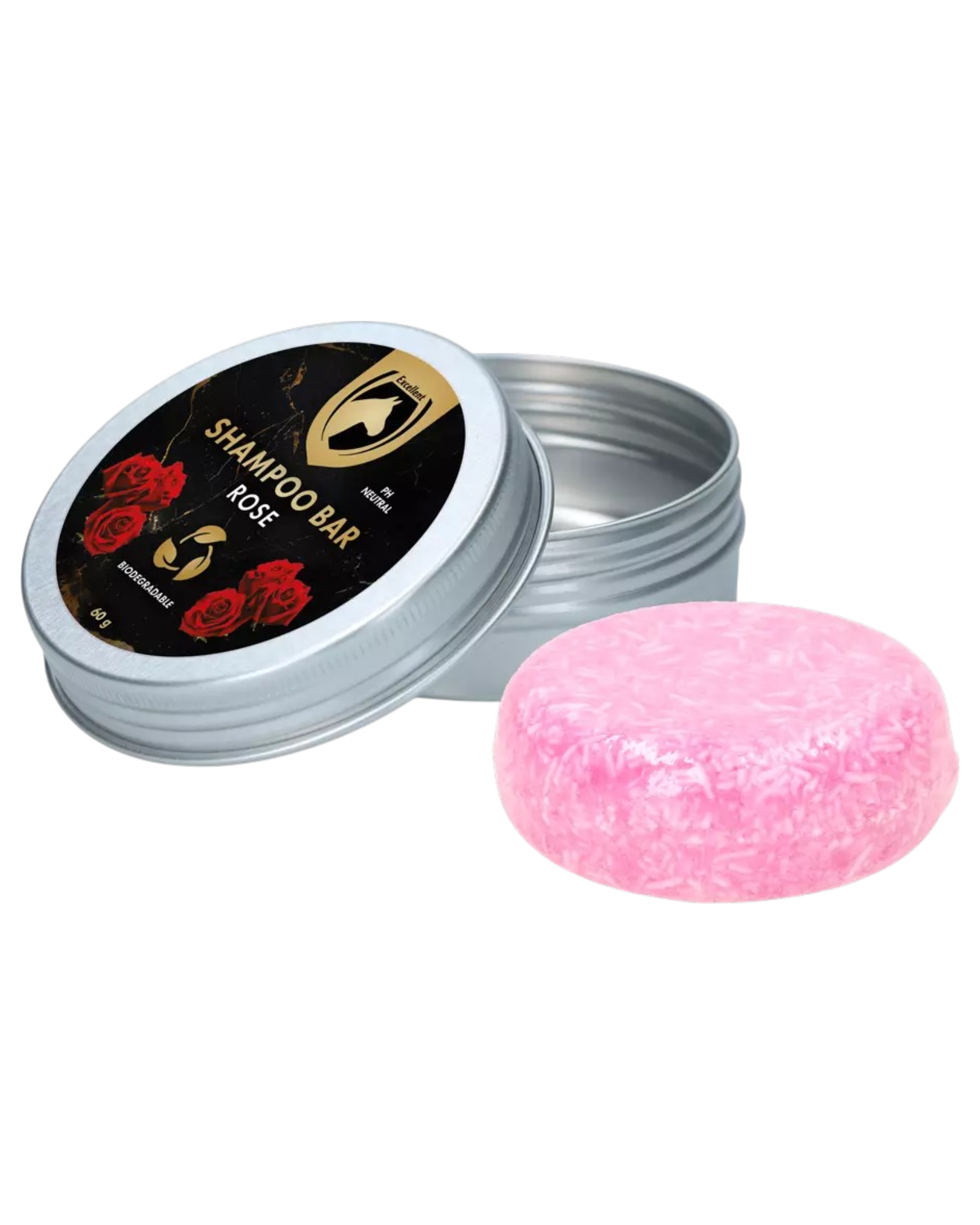 Excellent Horse Hi Gloss Shampoo Bar Roses 60 g – festes Shampoo für Pferde