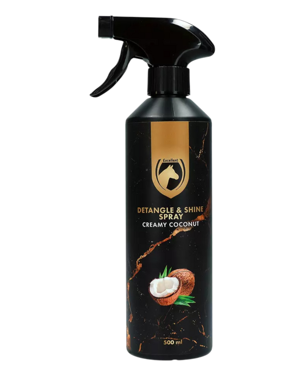 Excellent Horse Detangle & Shine Spray – spray rozczesujący i nabłyszczający 500 ml kremowy kokos