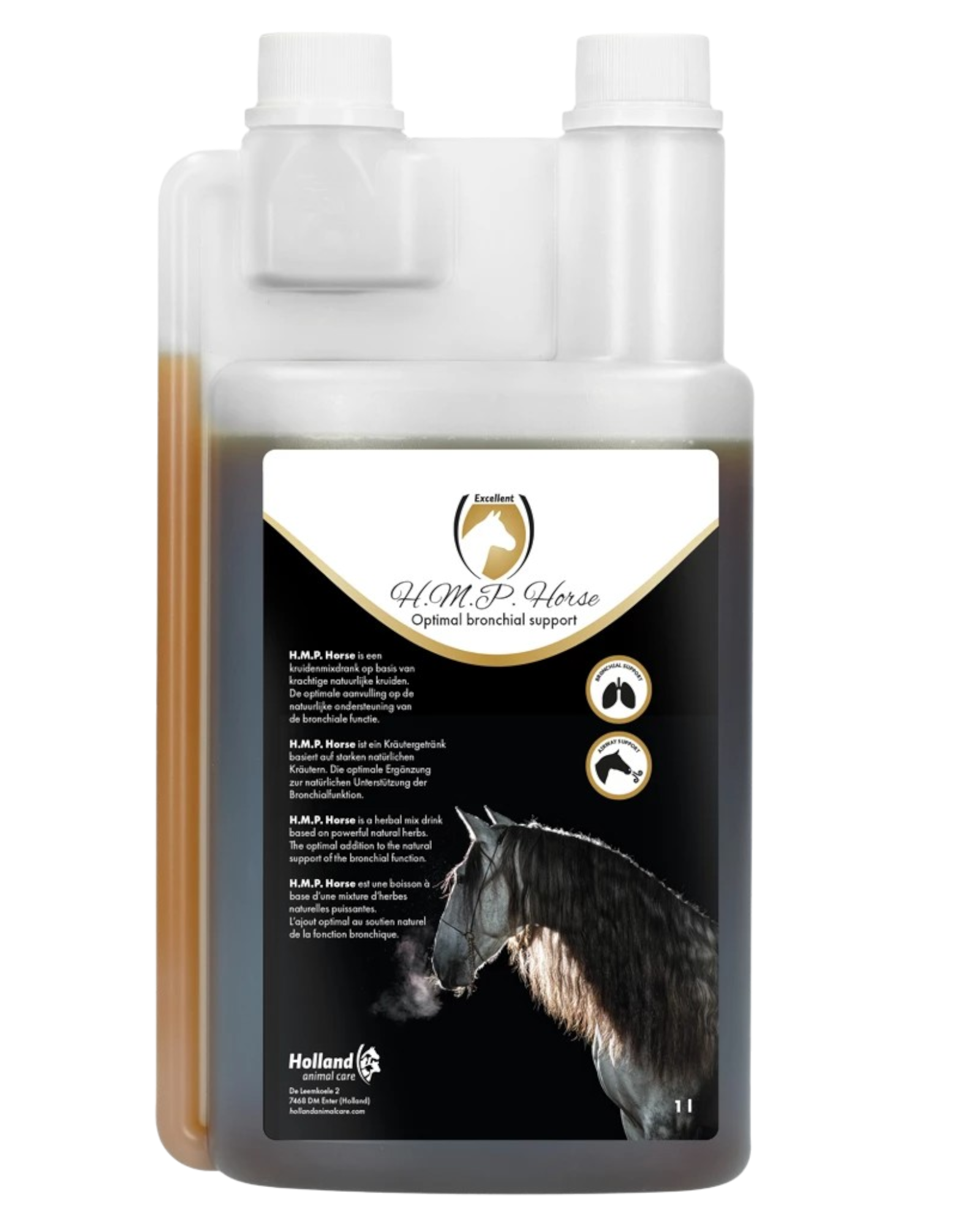 Excellent Horse H.M.P. Liquid 1 l wsparcie i pielęgnacja układu oddechowego i oskrzeli