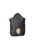 Heusack schwarz 65x50 cm – Polyamid, 2 Ringe, Wettkampf und Transport