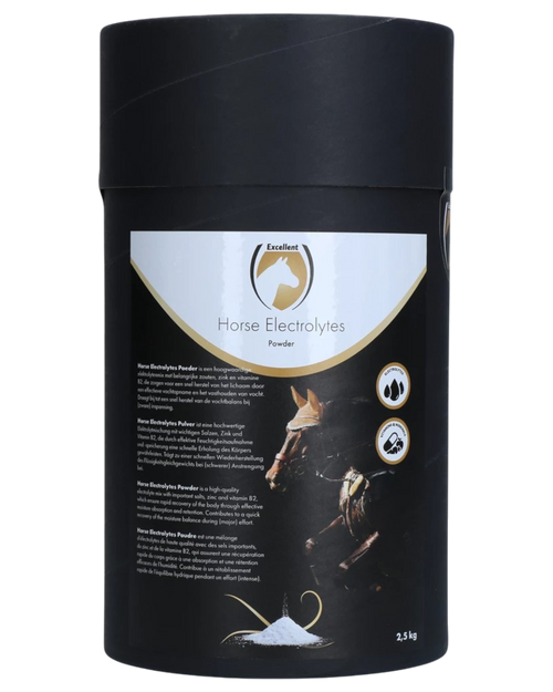 Excellent Horse Elektrolyte Pulver – Rehydrierung und Elektrolytgleichgewicht für Pferde, 1 kg / 2,5 kg