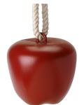 Jolly Apple Horse Toy - scented apple, 23 cm