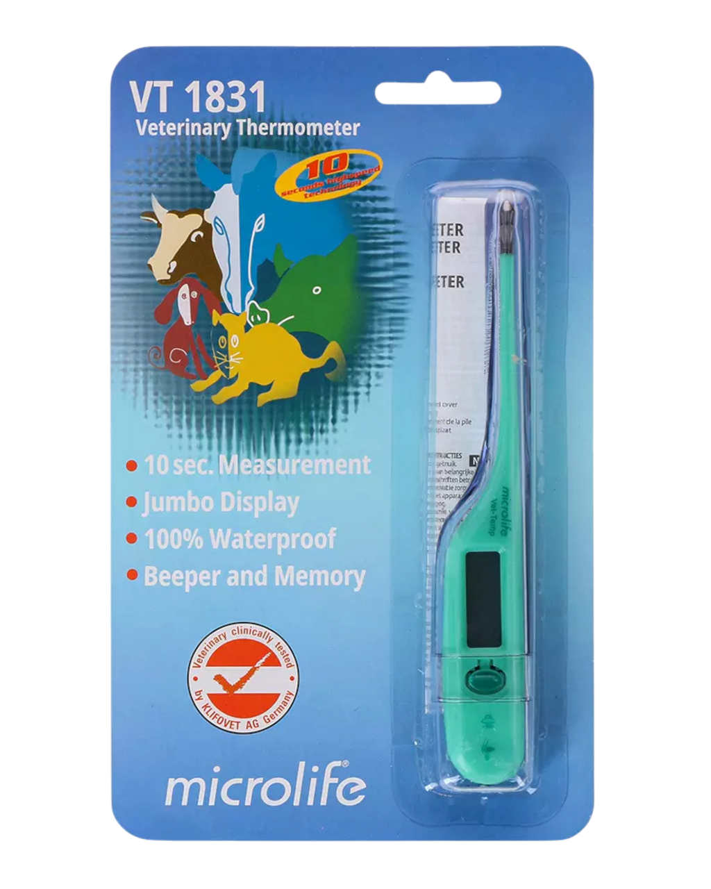 Microlife Digitales Veterinärthermometer