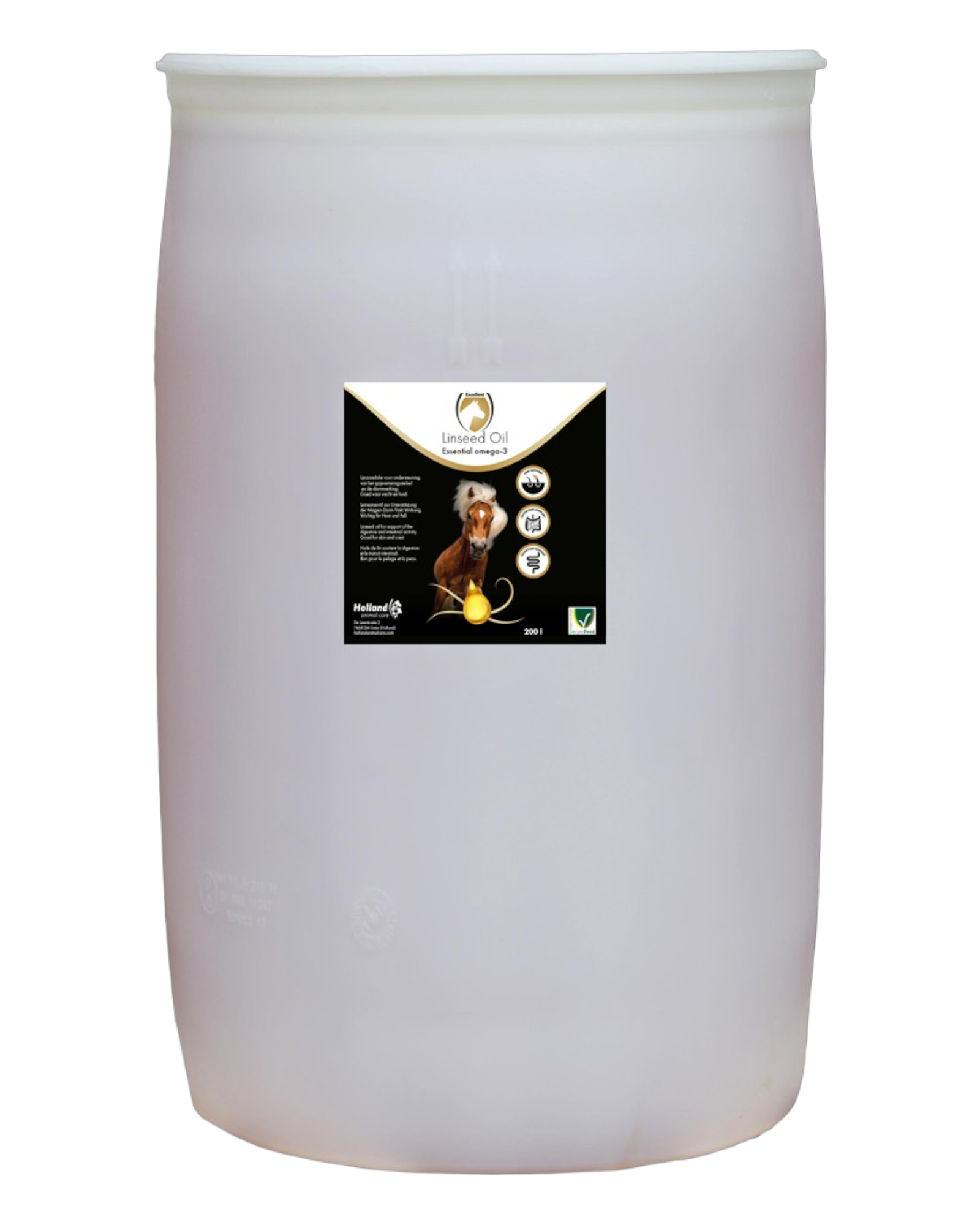 Linseed Oil for Horses Excellent Horse Linseed Oil – 500 ml / 1 L / 2.5 L / 5 L / 10 L / 20 L