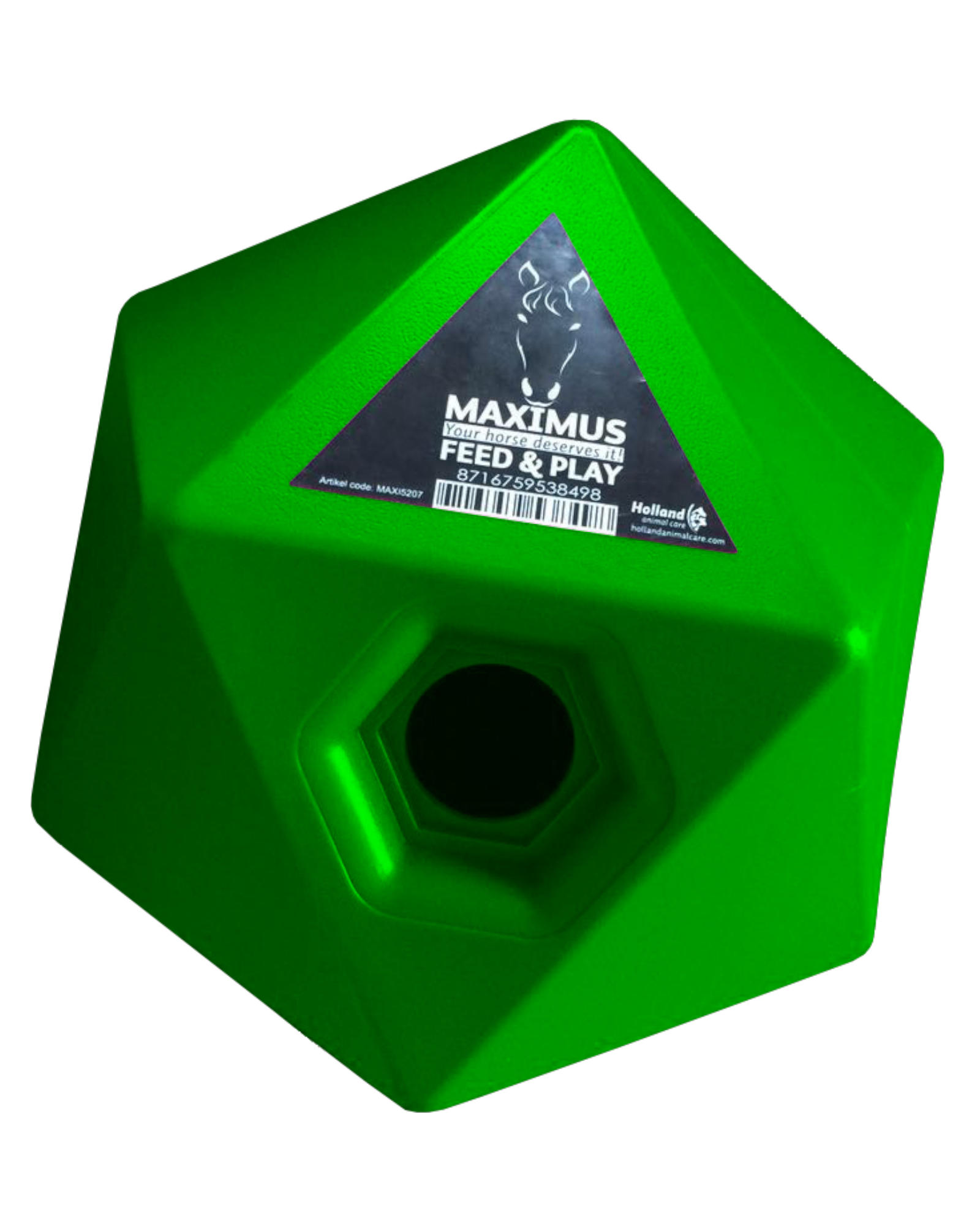 Kostka na paszę i smakołyki Maximus Feed & Play – zielona