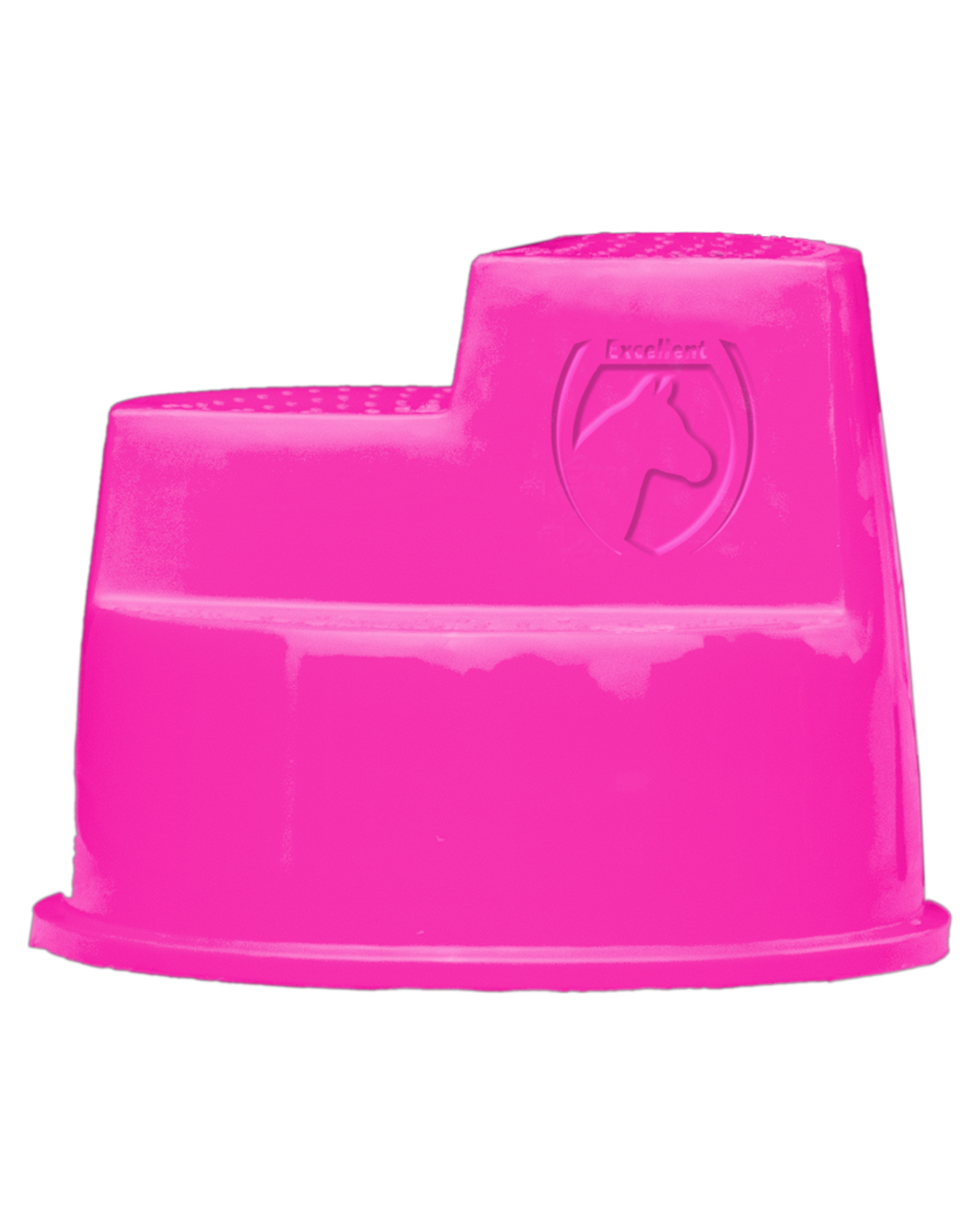 Stopień do wsiadania 3-stopniowy – różowy, stabilny