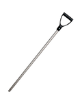 Aluminiowy trzonek do łopaty stajniowej 28 mm x 105 cm – czarny
